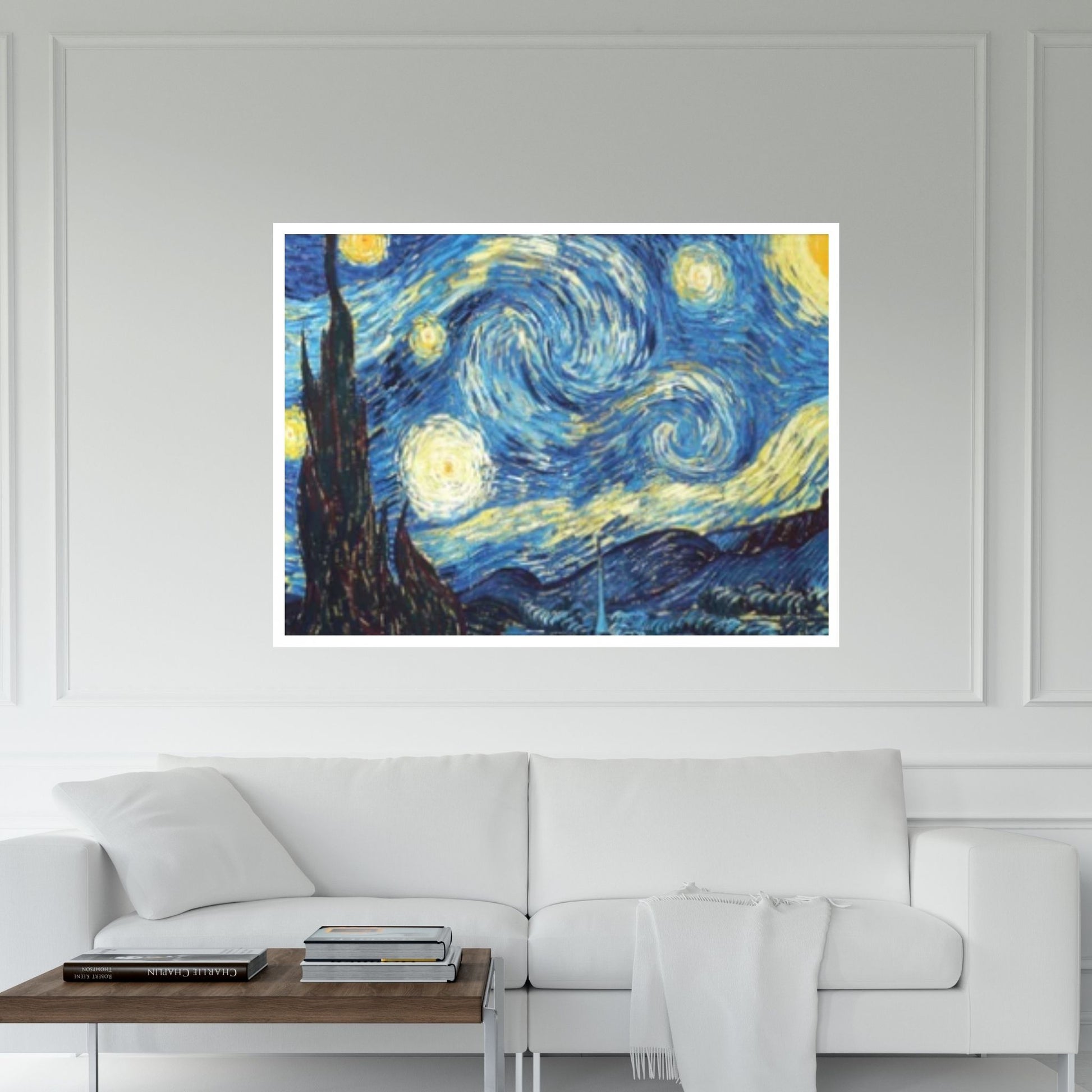 The Starry Night (1889) - Vincent Van Gogh | Vincent Van Gogh Canvas Print | The Starry Night Canvas - Y Canvas