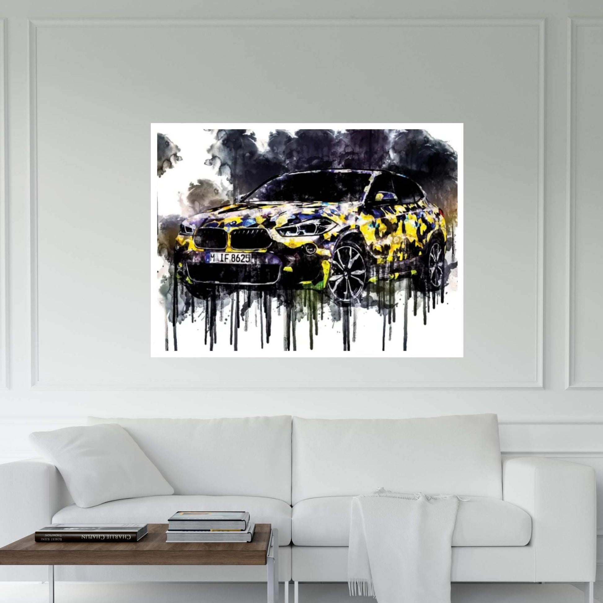 2018 BMW X2 Digital Camo Concept Vehicle CDXXXV Canvas Wall Art - Y Canvas