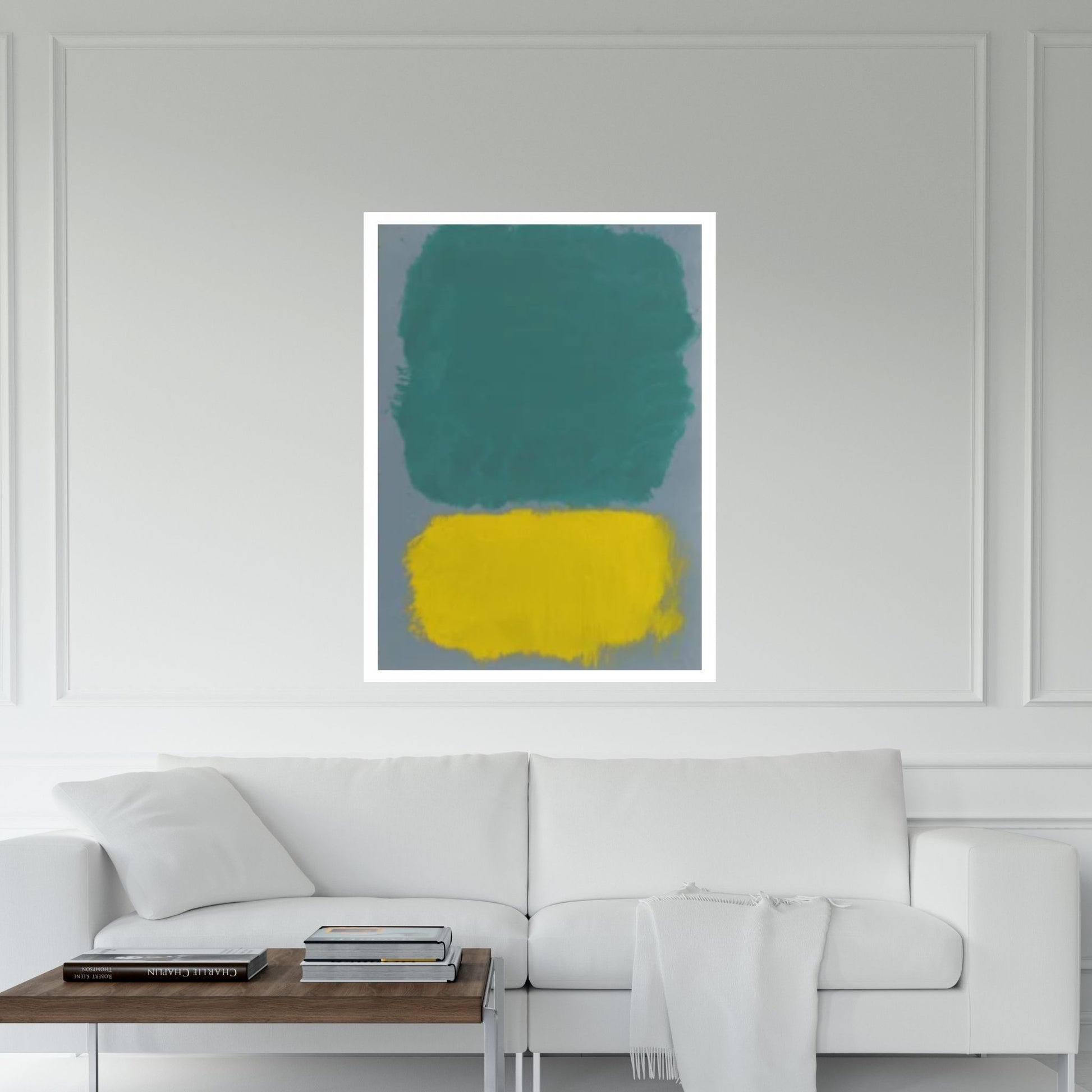 Mark Rothko Frame Canvas/Poster Art Reproduction, Rothko Reproduction, Modern Art Expressionism Painting - Y Canvas