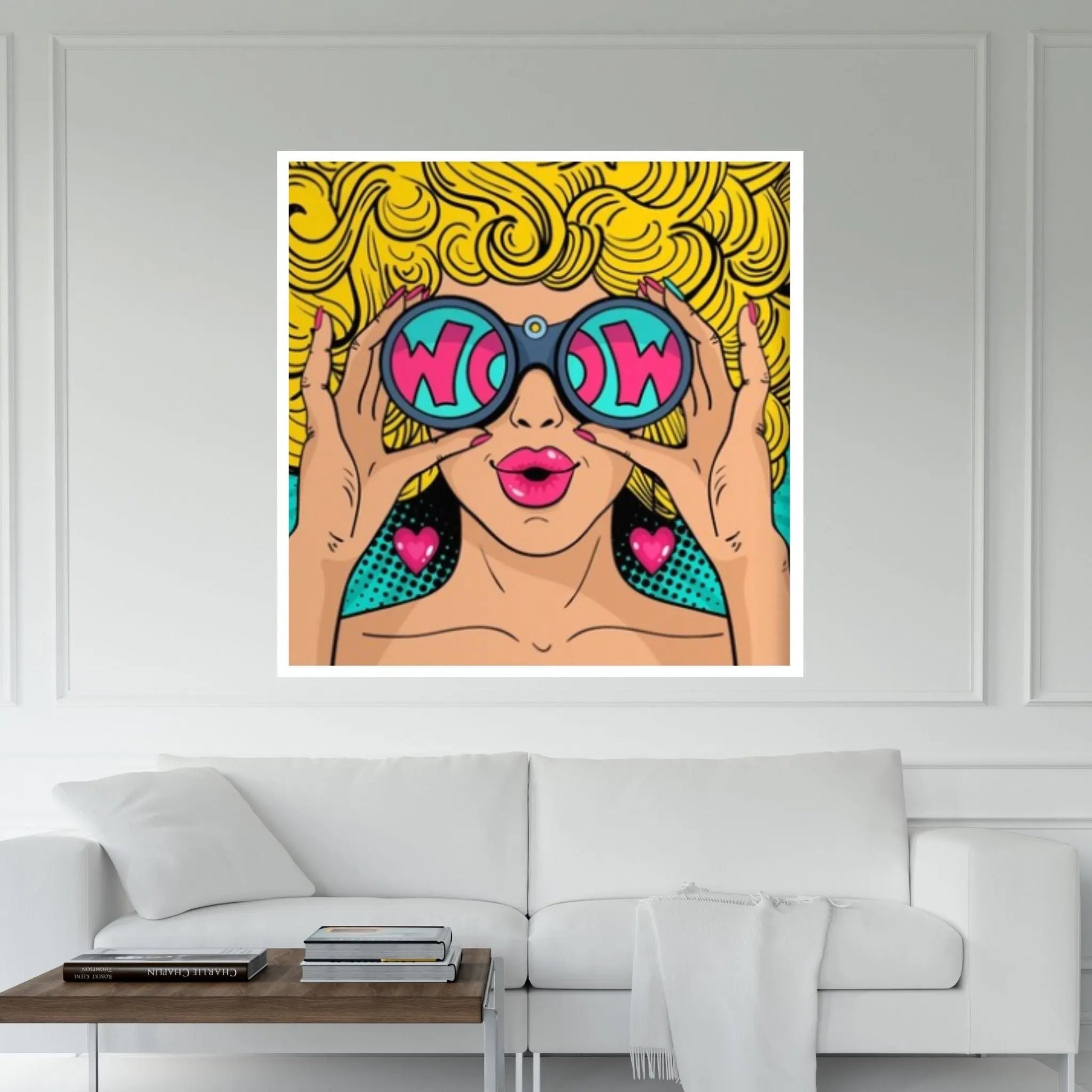 Pop Art Woman Wall Art, Comic Pop Art, Retro Comic - Y Canvas