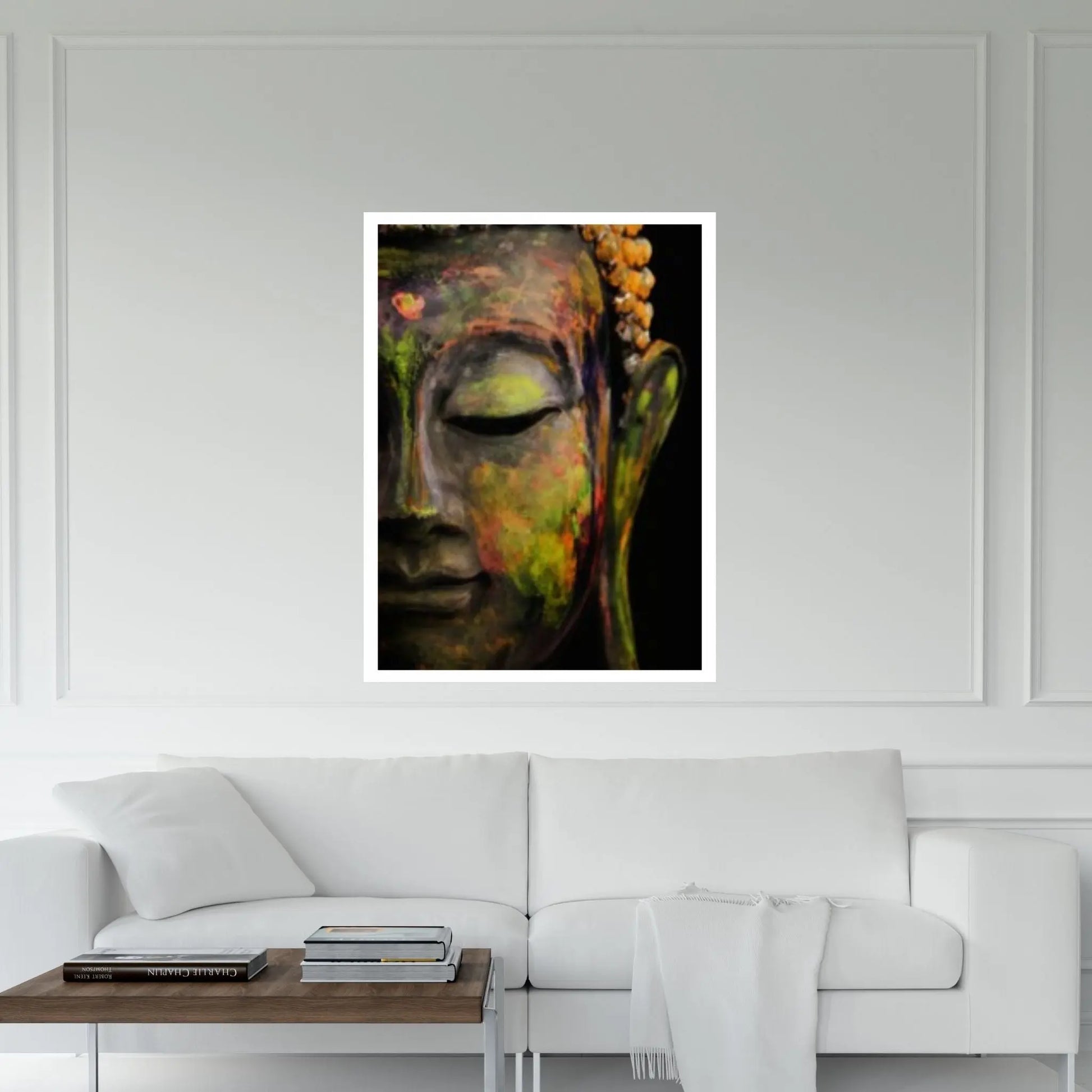 Buddha Buddhism Statue Canvas Wall Art Home Decor - Y Canvas