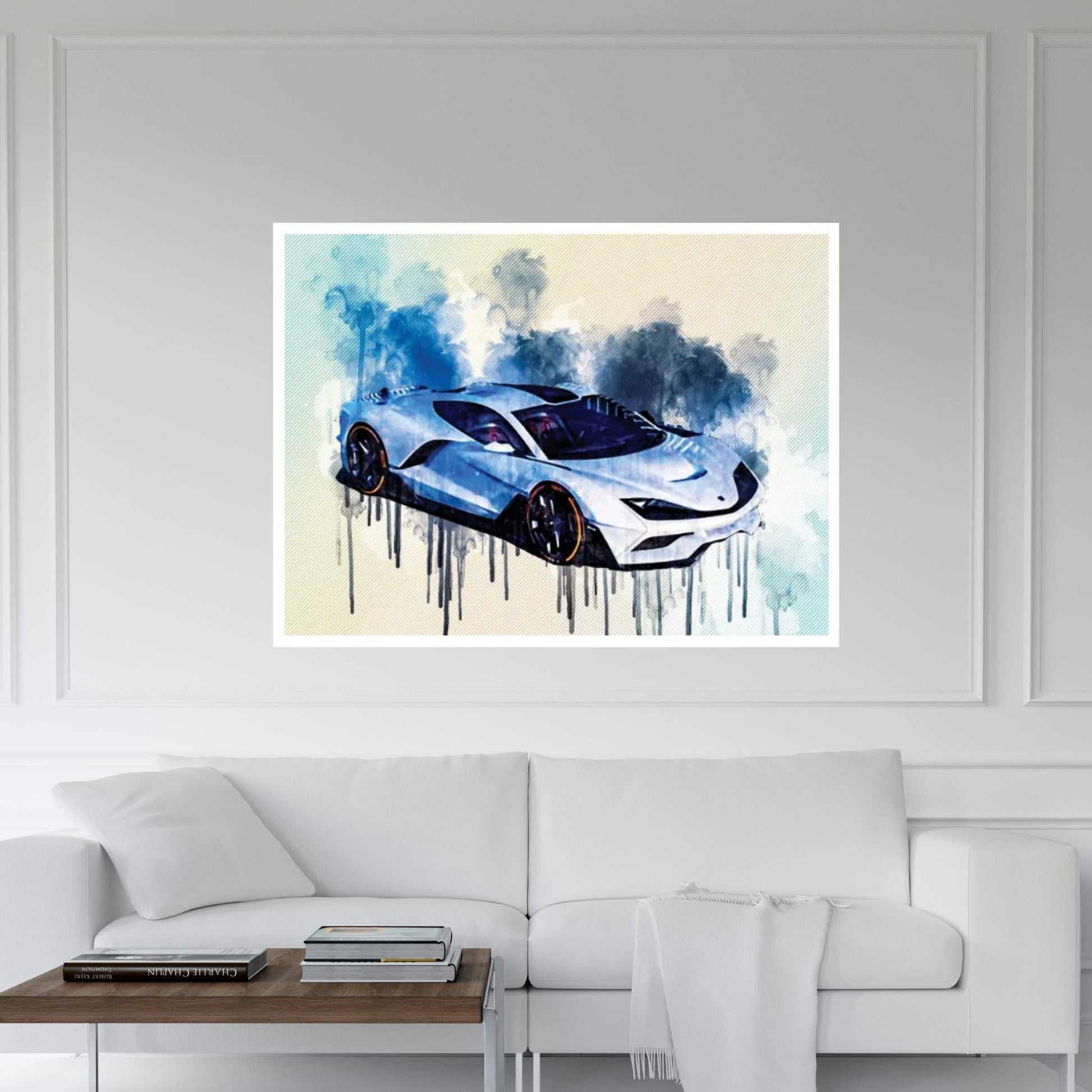 2019 Aria FXE Hypercar Canvas Wall Art - Y Canvas