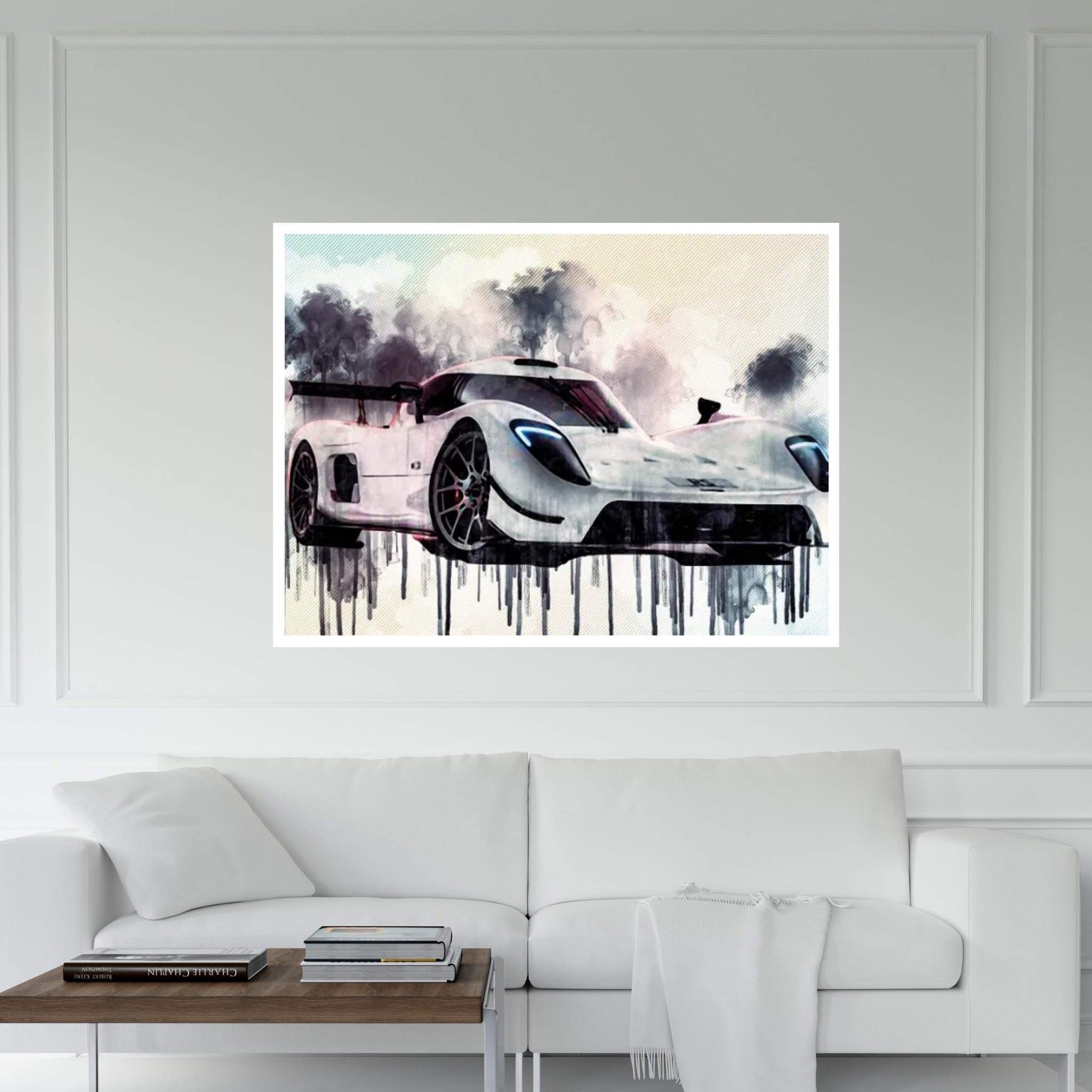 Ultima Rs 2019 Hypercar Sports Cars Powerful Cars Exterior Front View Canvas Wall Art - Y Canvas