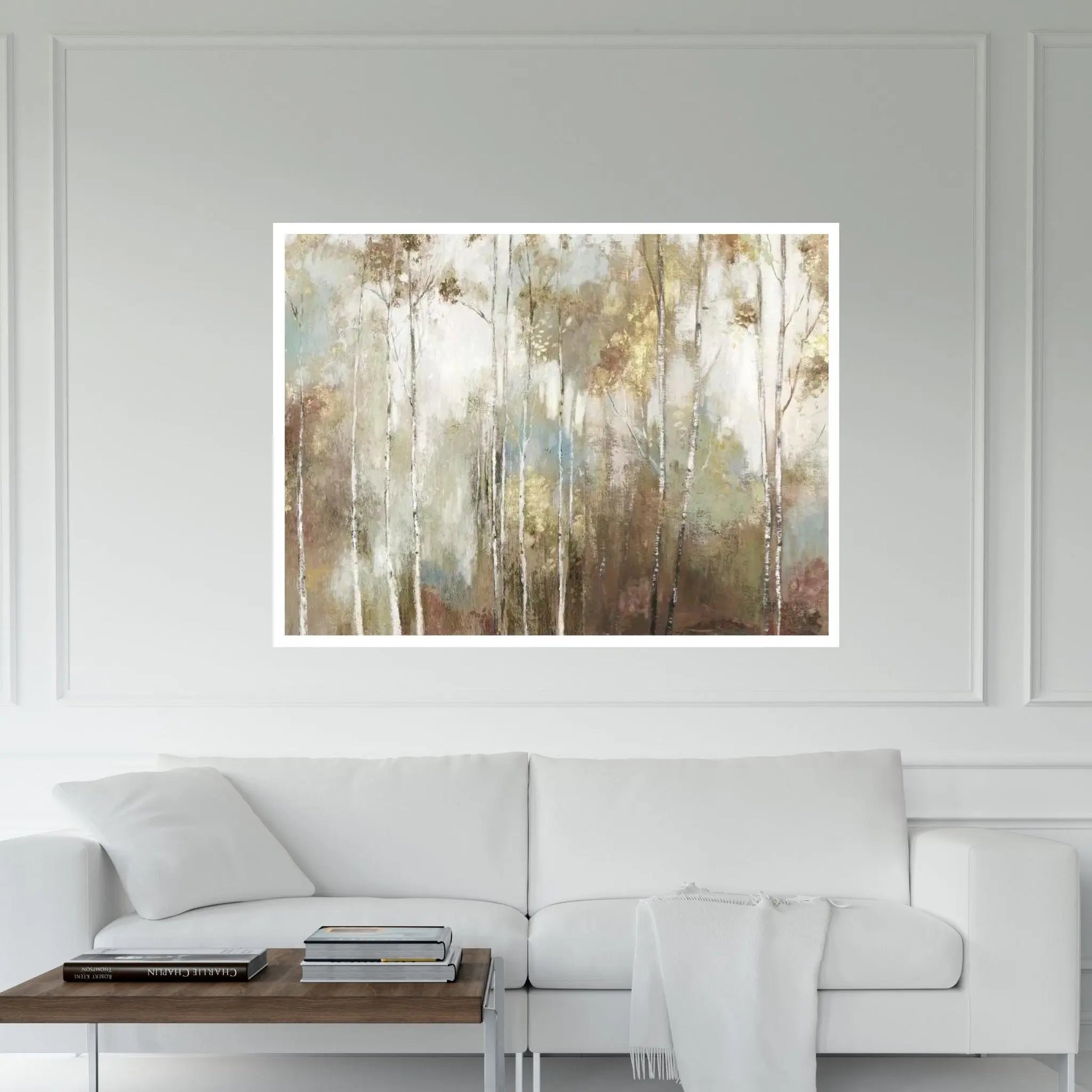 Fine Birch III Canvas Wall Art - Y Canvas