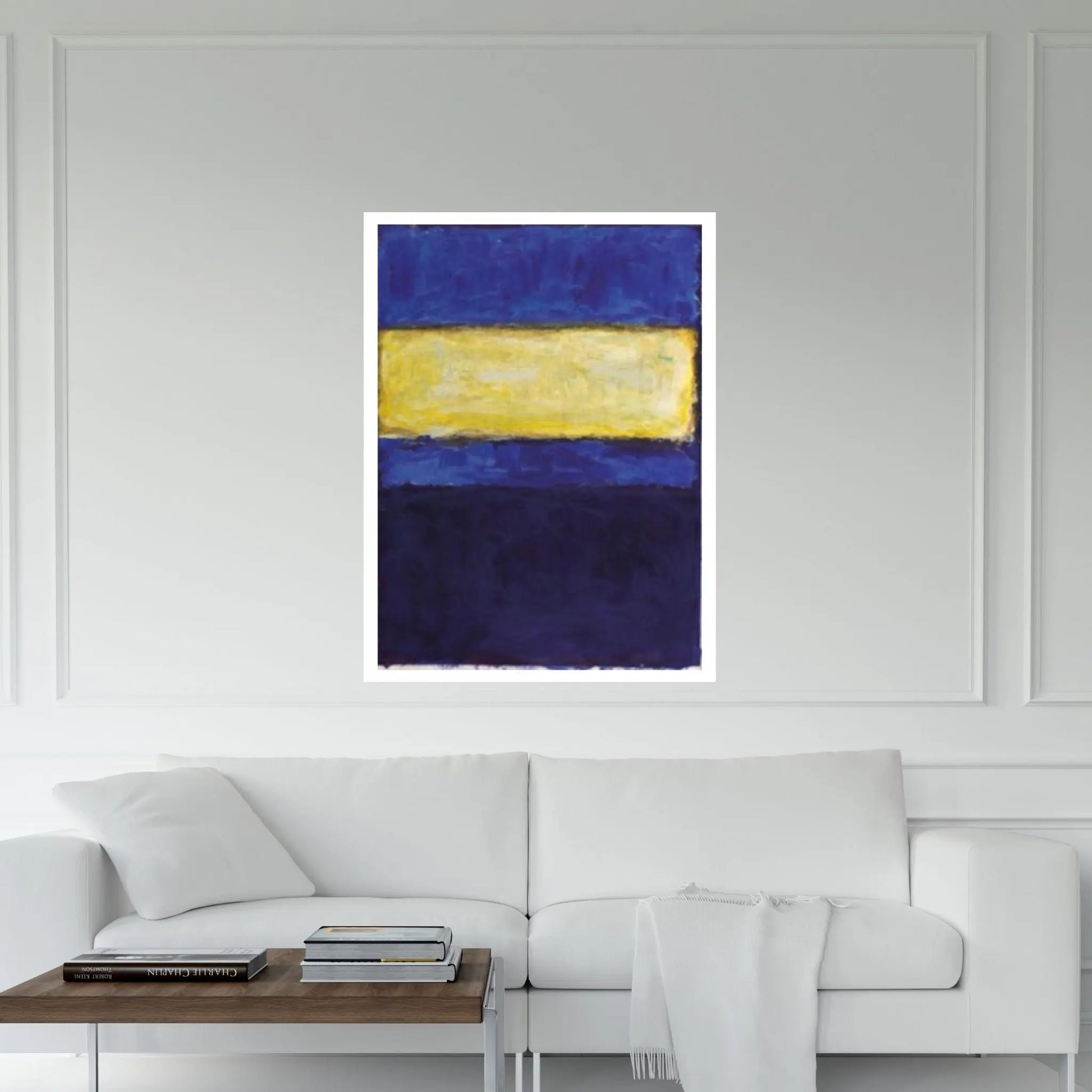 Mark Rothko Frame Canvas/Poster Art Reproduction, Rothko Reproduction - Y Canvas