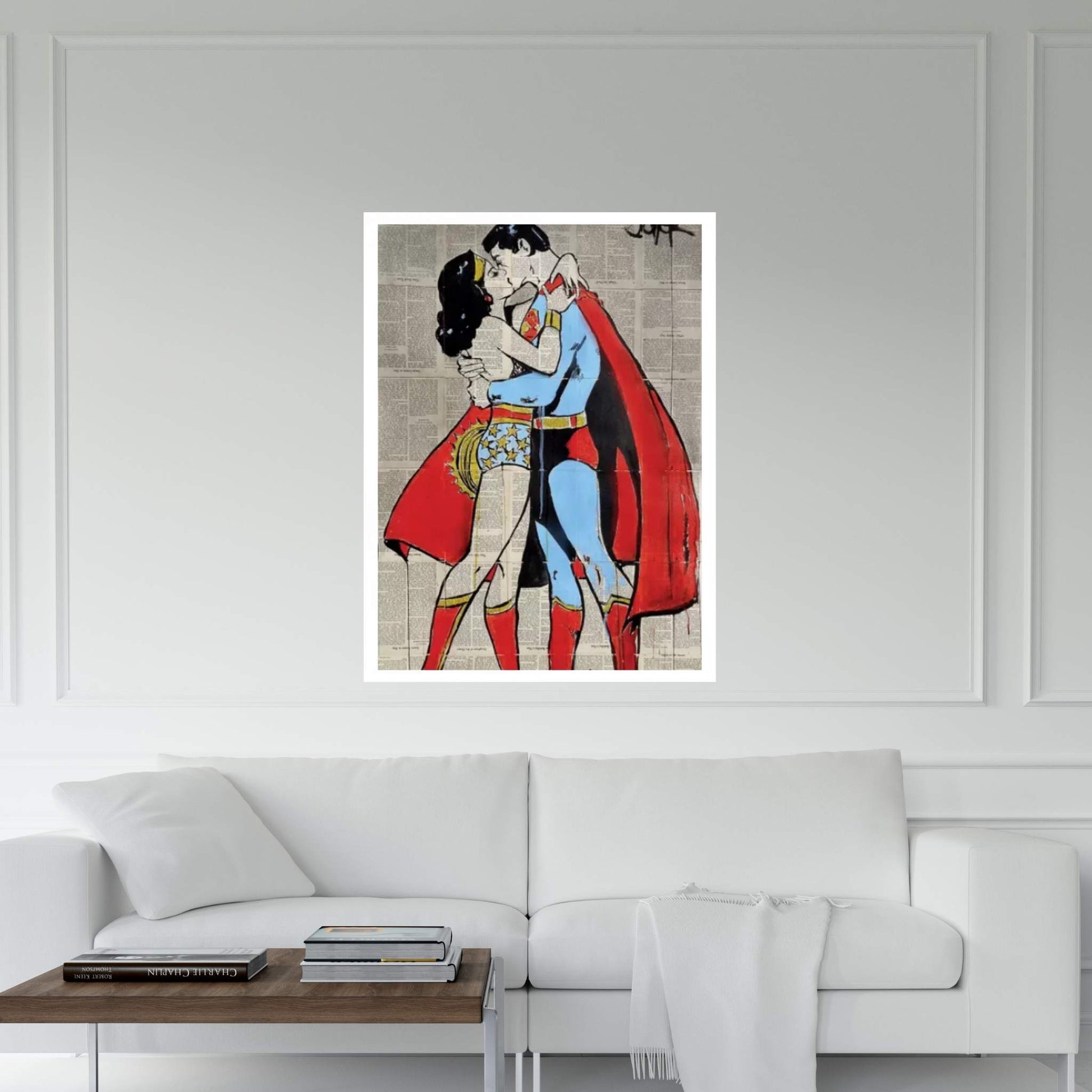 Super Love Canvas Wall Art - Y Canvas