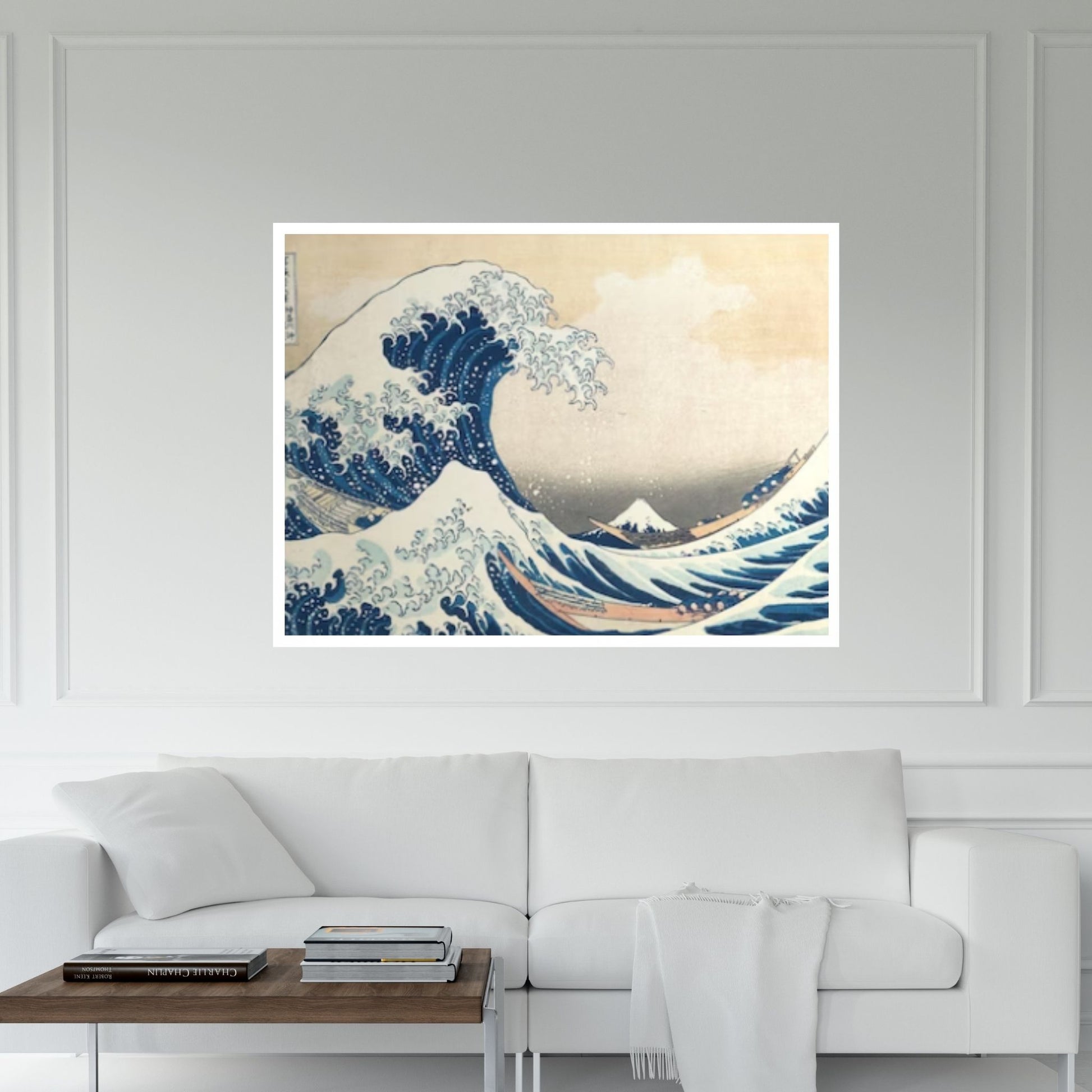 The Great Wave, Wall Tapestry, Off Kanagawa, Wave off Kanagawa, Hokusai Canvas Wall Art - Y Canvas