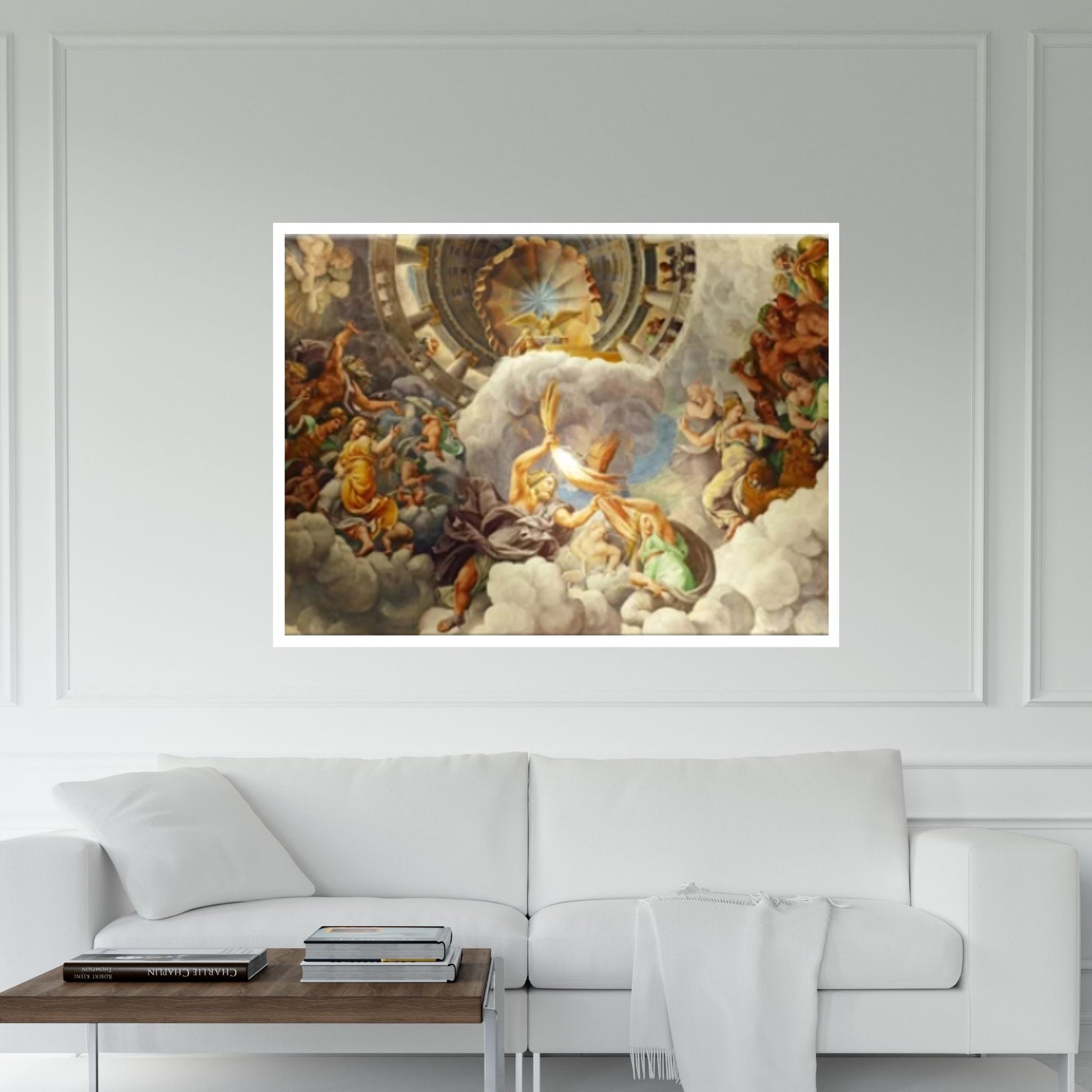 Large Zeus & Hera, Greek Mythology Print on Wall Art Canvas - Y Canvas