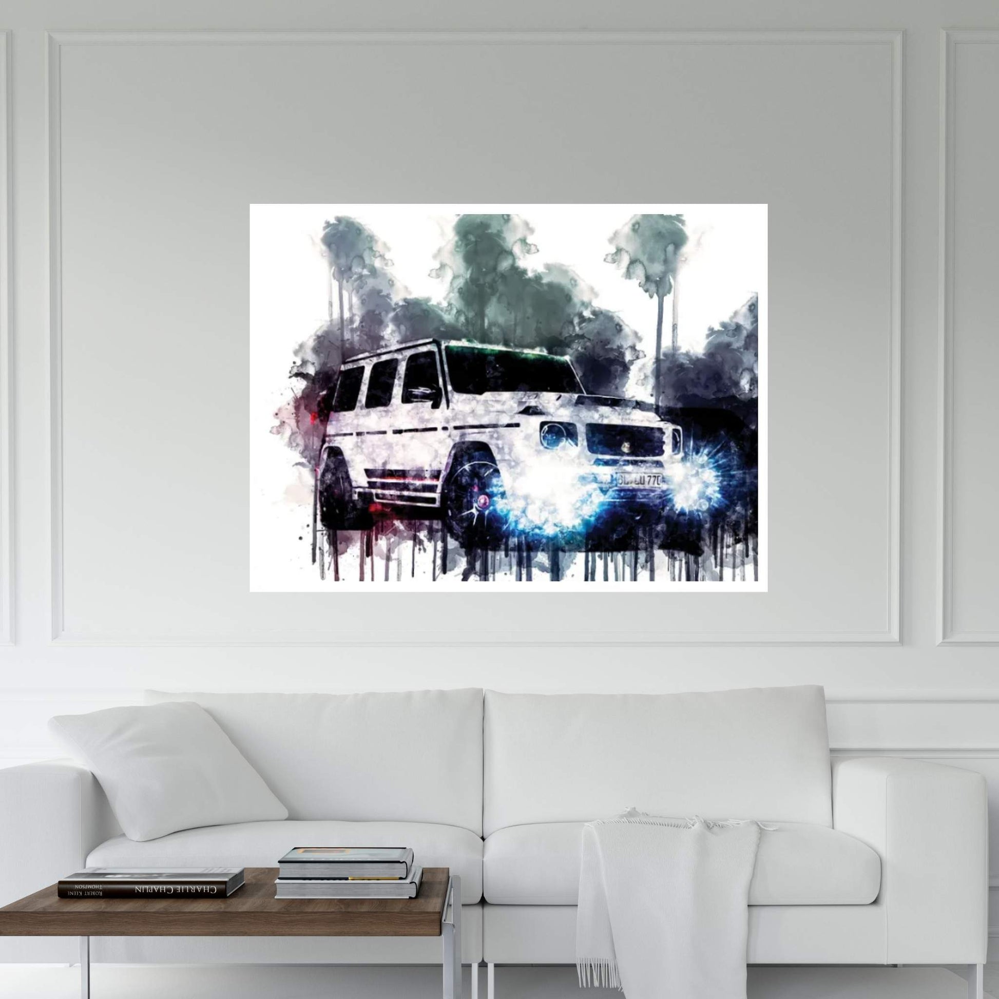 Car 2019 Mercedes AMG G63 Canvas Wall Art - Y Canvas