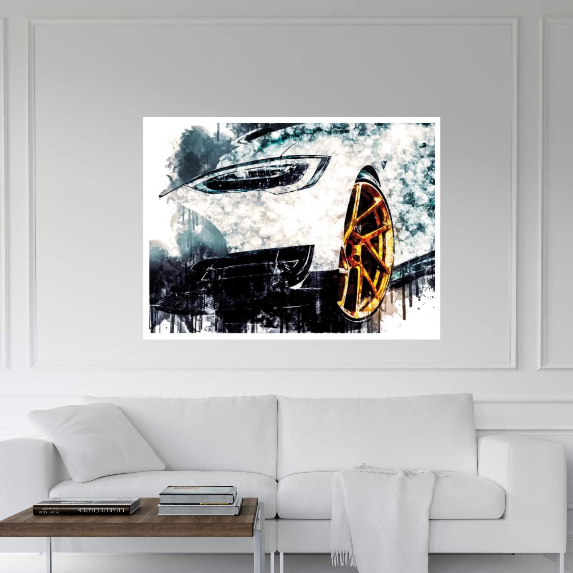 2017 Novitec Tesla Model S Vehicle CCXLIV Canvas Wall Art - Y Canvas