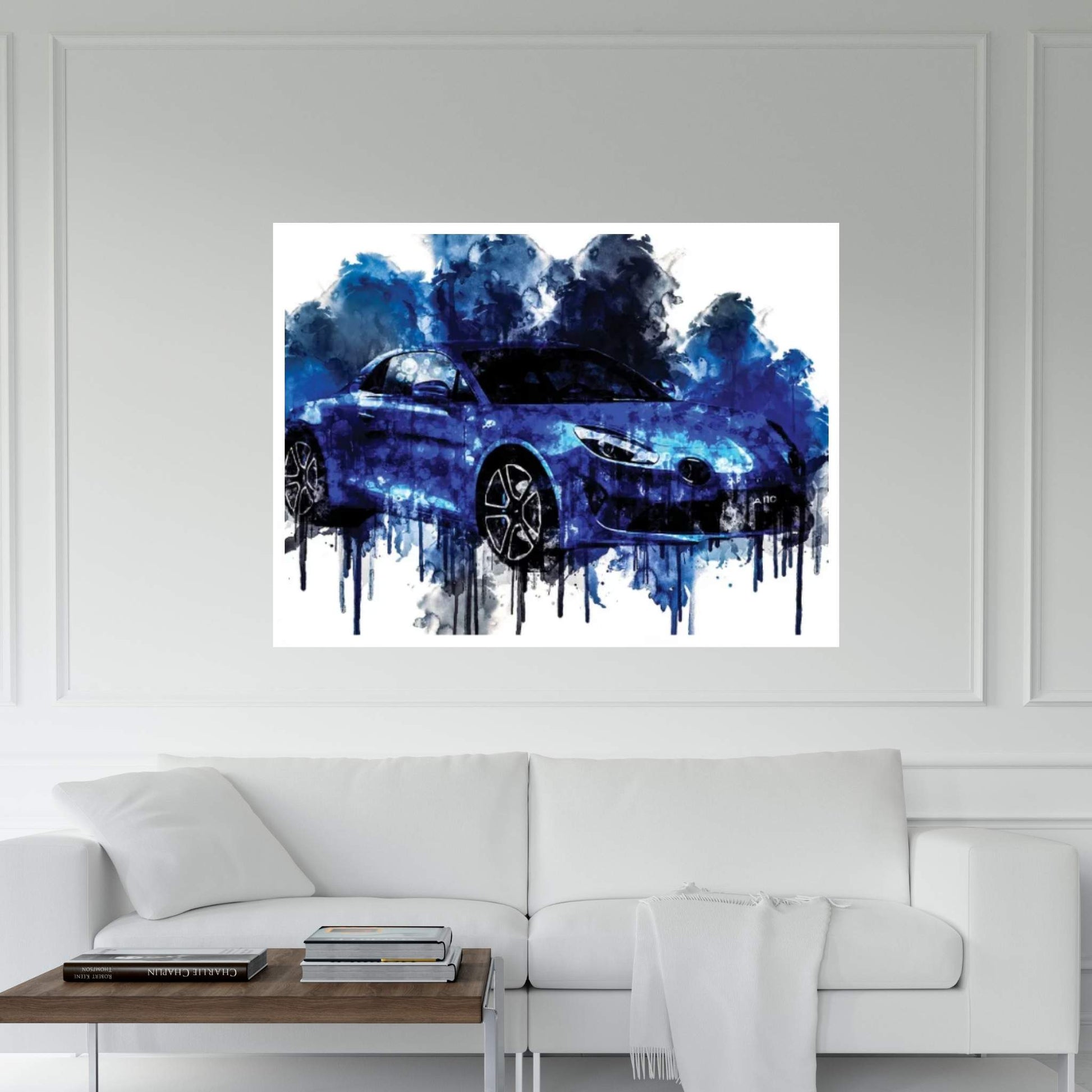 2017 Alpine A110 Premiere Edition Canvas Wall Art - Y Canvas