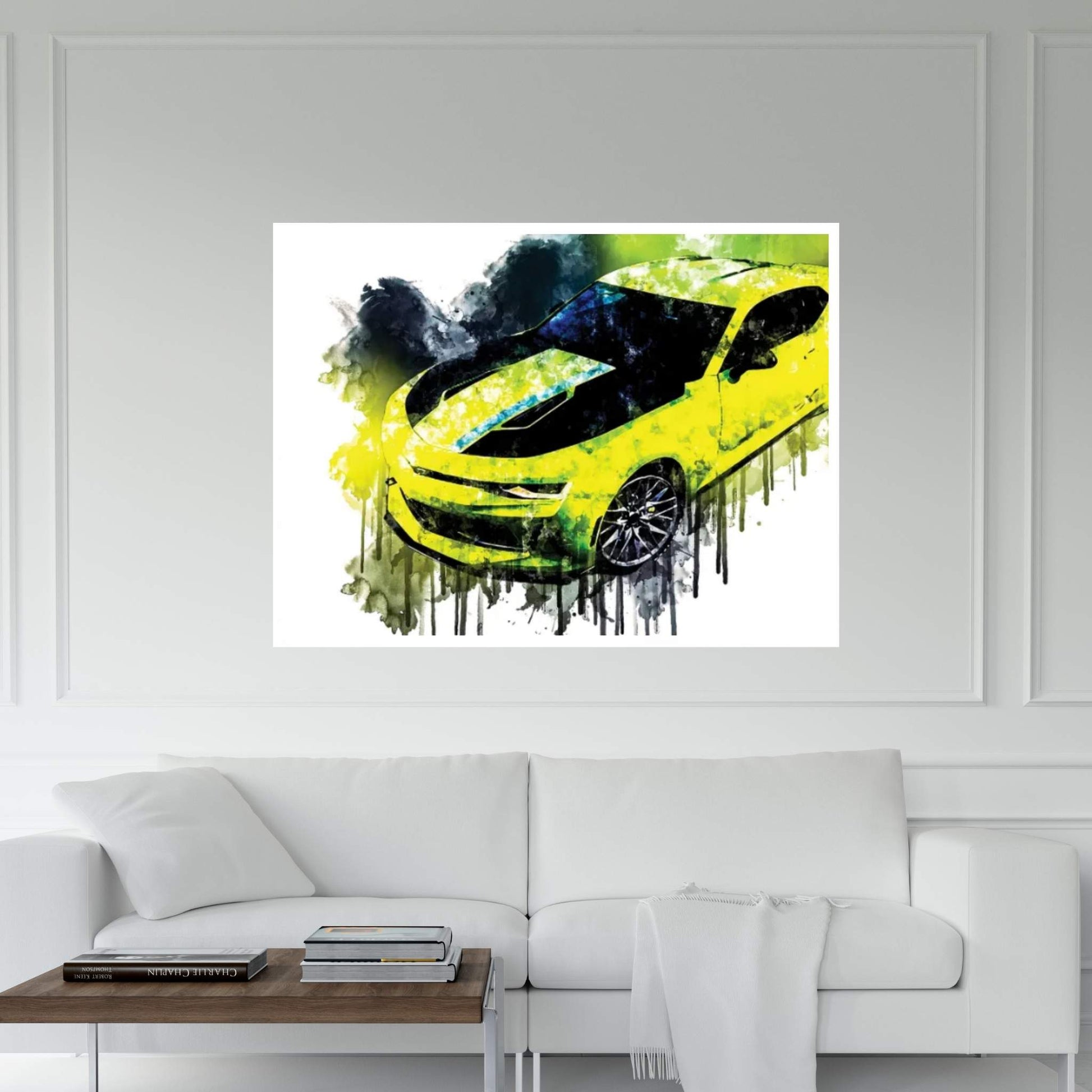 2017 Chevrolet Camaro Turbo AutoX Concept Canvas Wall Art - Y Canvas