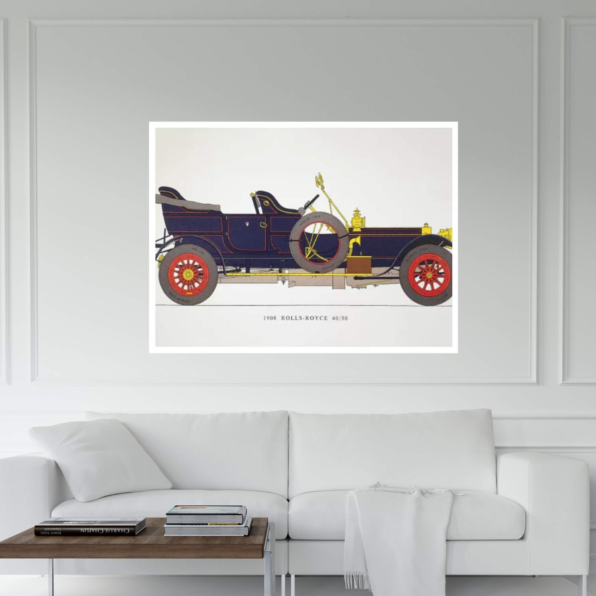 Auto: Rolls-Royce, 1908 Canvas Wall Art - Y Canvas