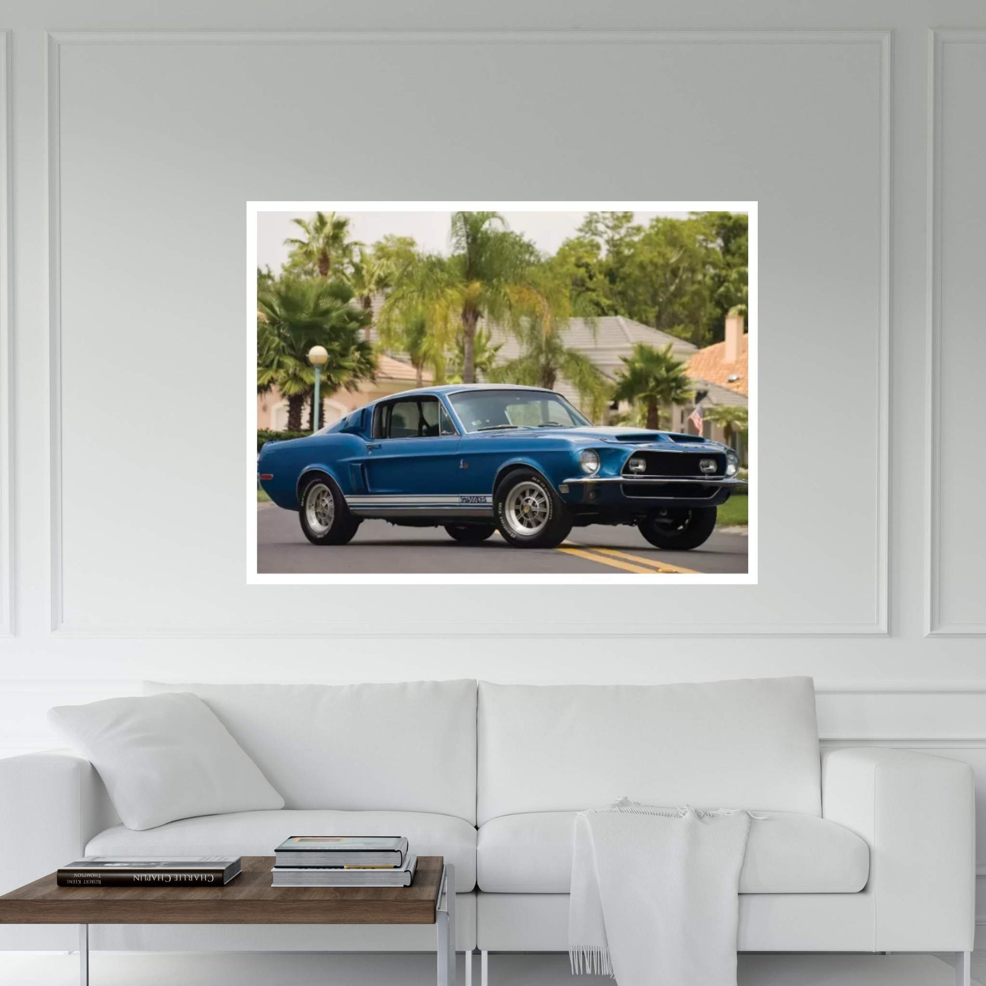 1968 Shelby Gt 500 Kr Fastback Canvas Wall Art - Y Canvas