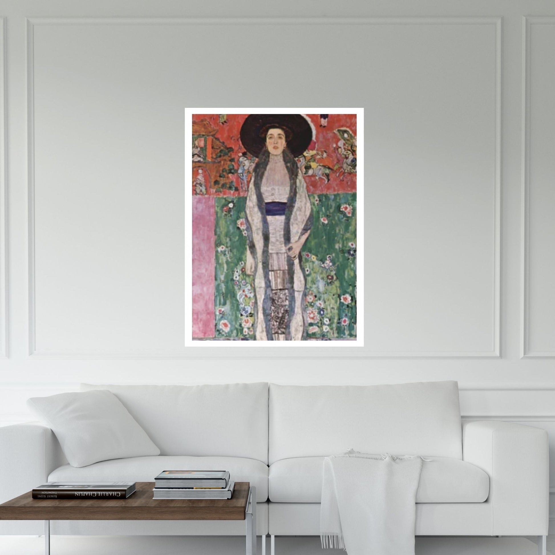 GUSTAV KLIMT Adele Bloch-Bauer II Painting Poster Print, Retro Wall Art Premium Exhibition,Wall Tapestry - Y Canvas