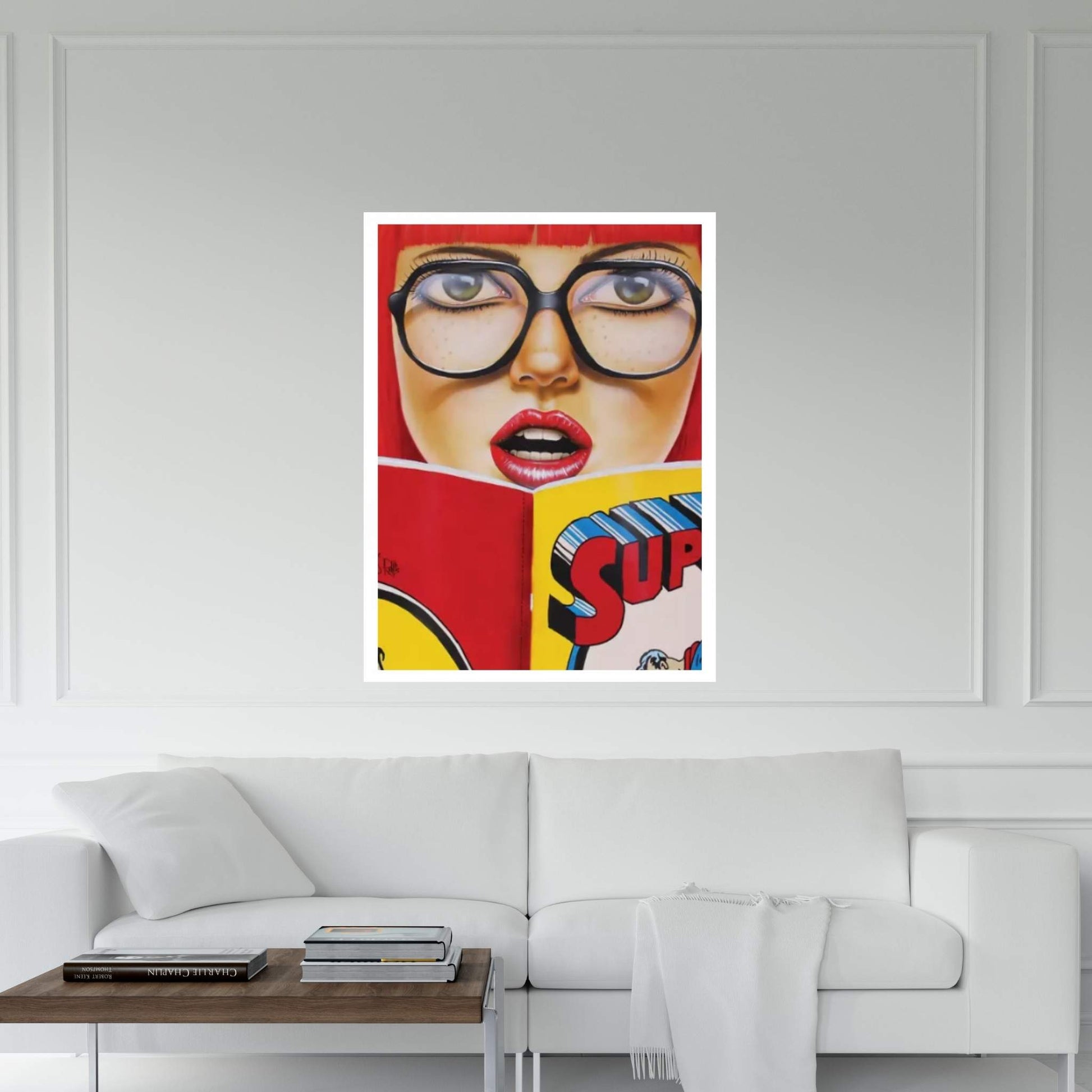 Super Reading Canvas Wall Art - Y Canvas