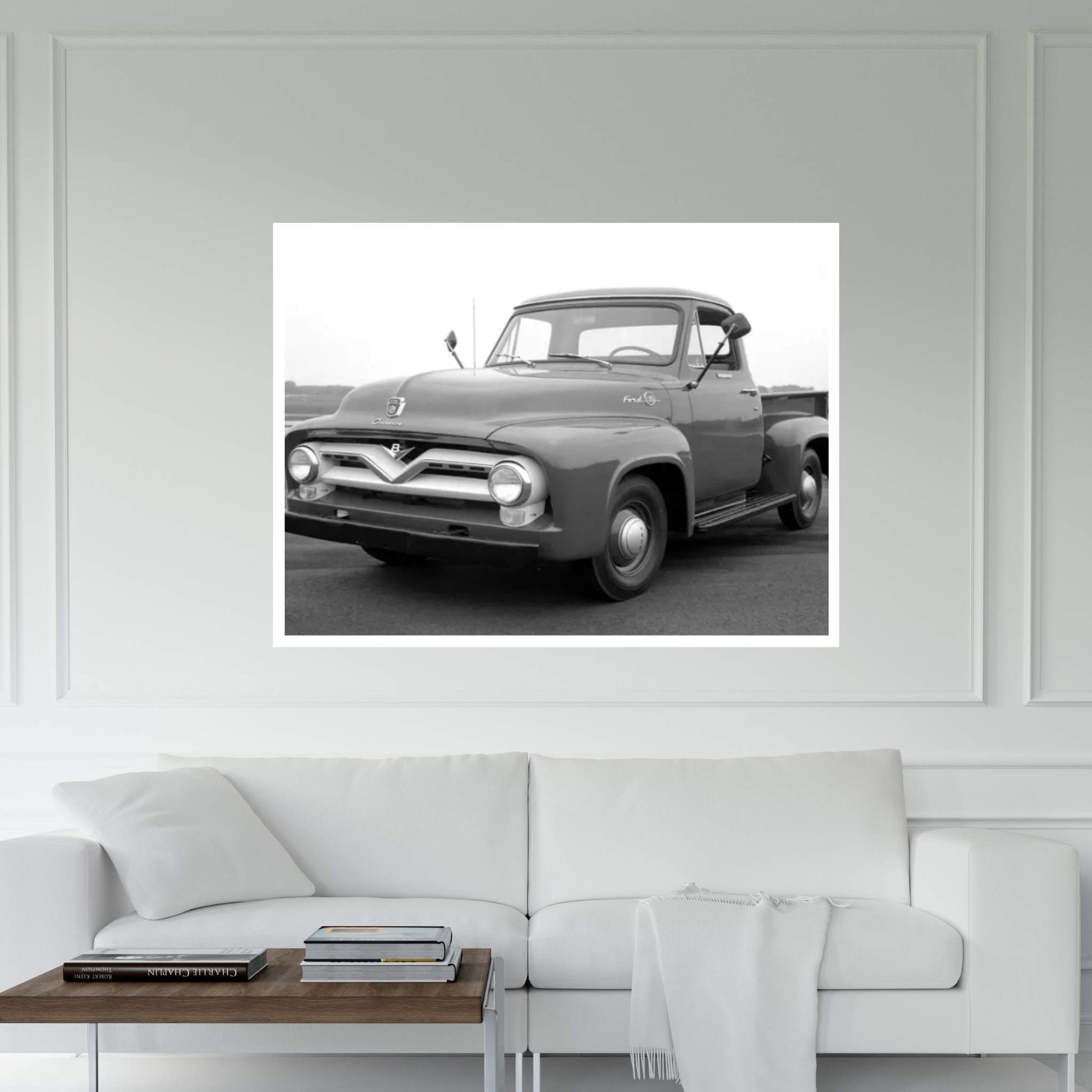 1953 Ford F-100 Truck Canvas Wall Art - Y Canvas