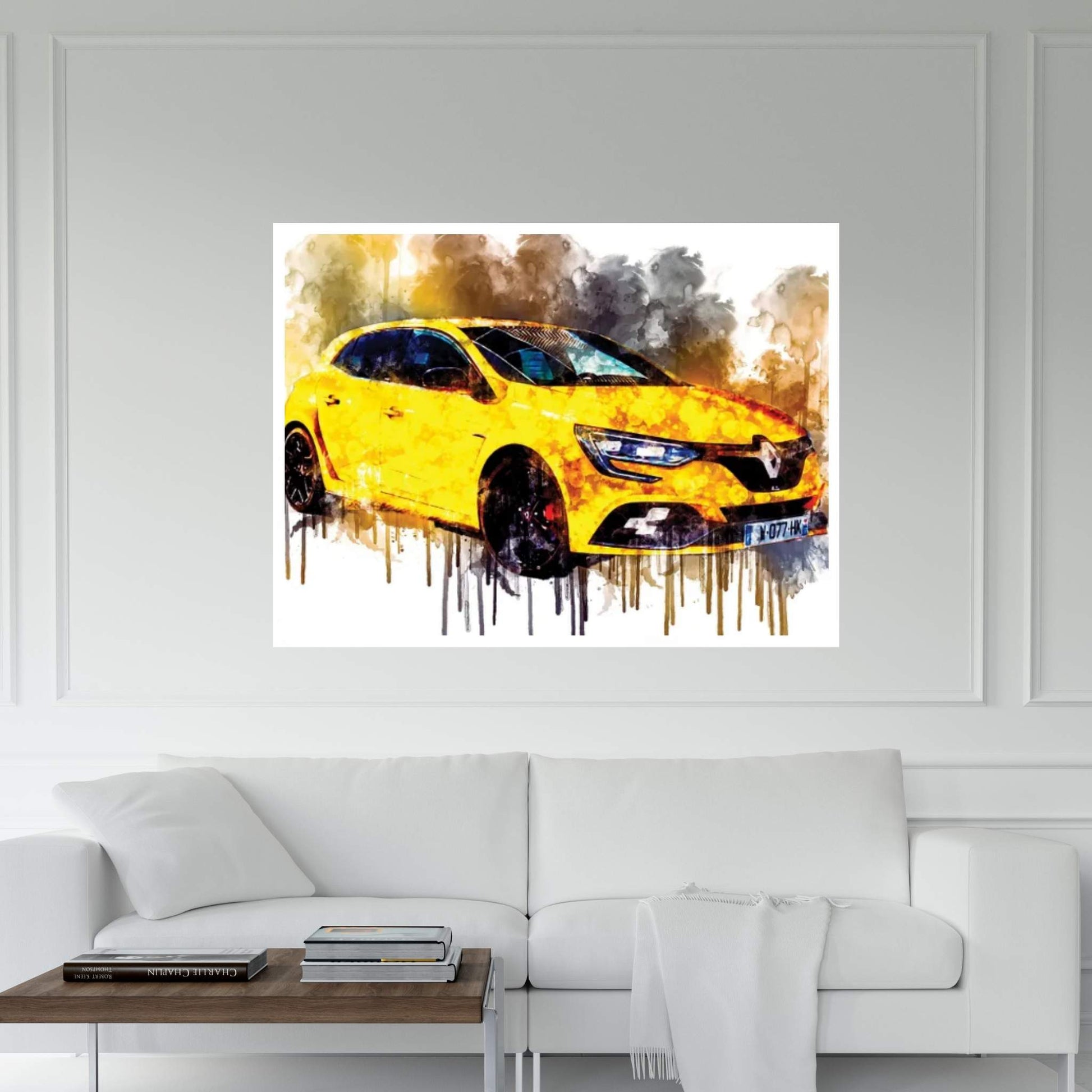 Car 2019 Renault Megane RS Cup Chassis Canvas Wall Art - Y Canvas