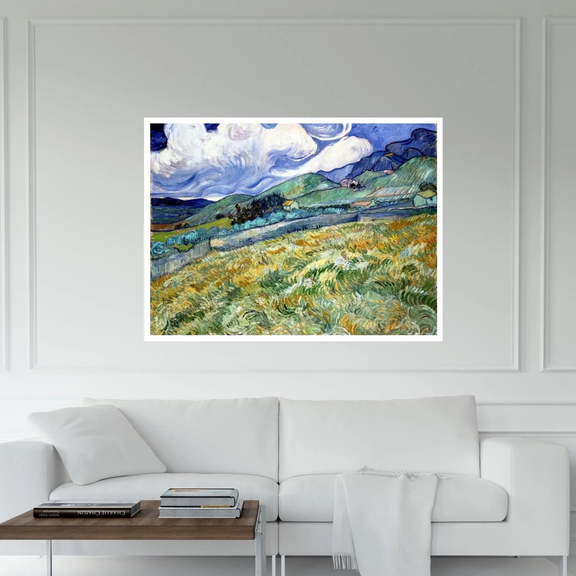 Landscape at Saint-Remy Canvas Wall Art - Y Canvas