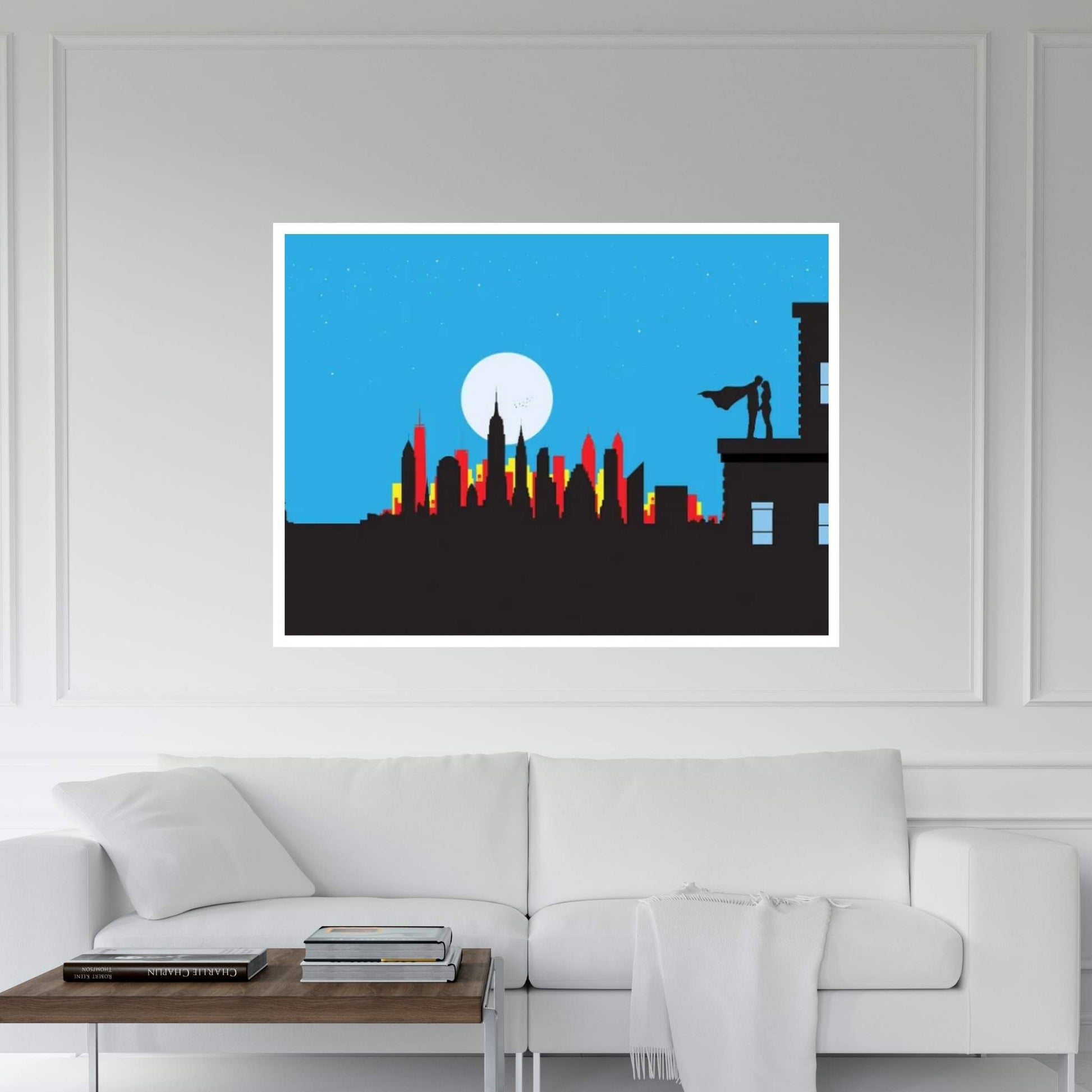 Superman Canvas Wall Art - Y Canvas