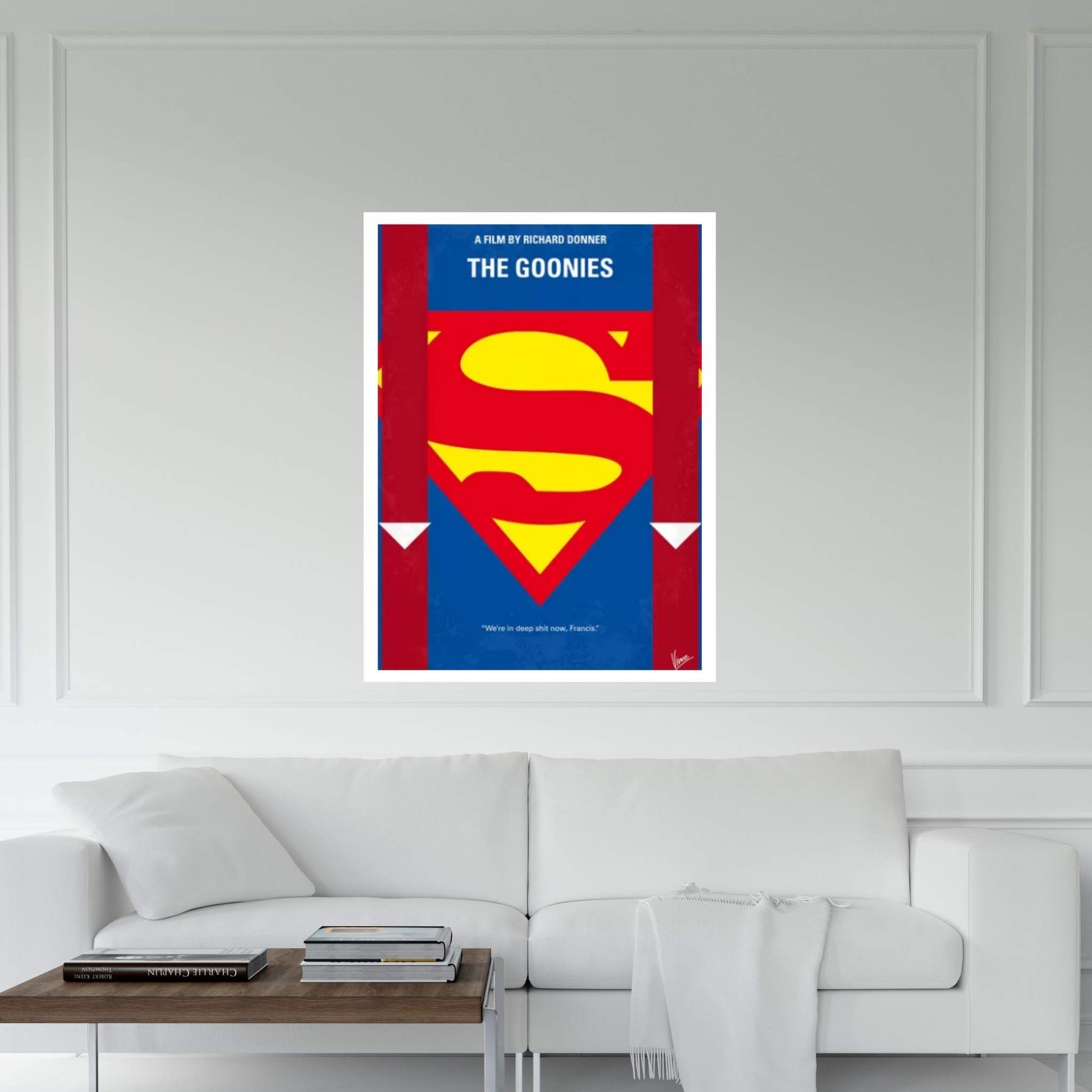 The Goonies Minimal Movie Poster Canvas Wall Art - Y Canvas