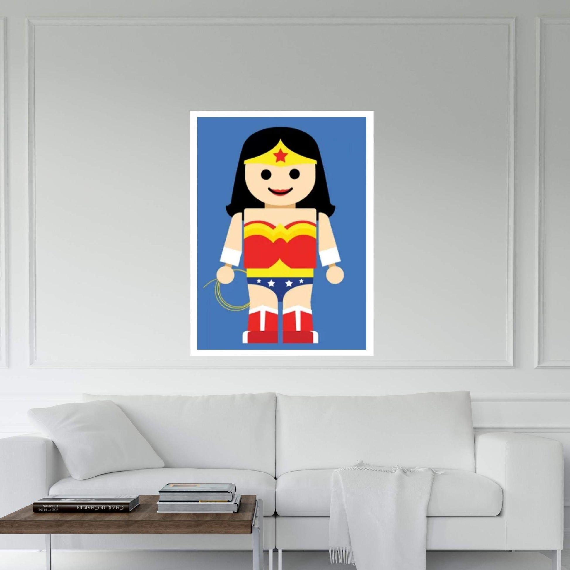 Toy Wonder Woman Canvas Wall Art - Y Canvas