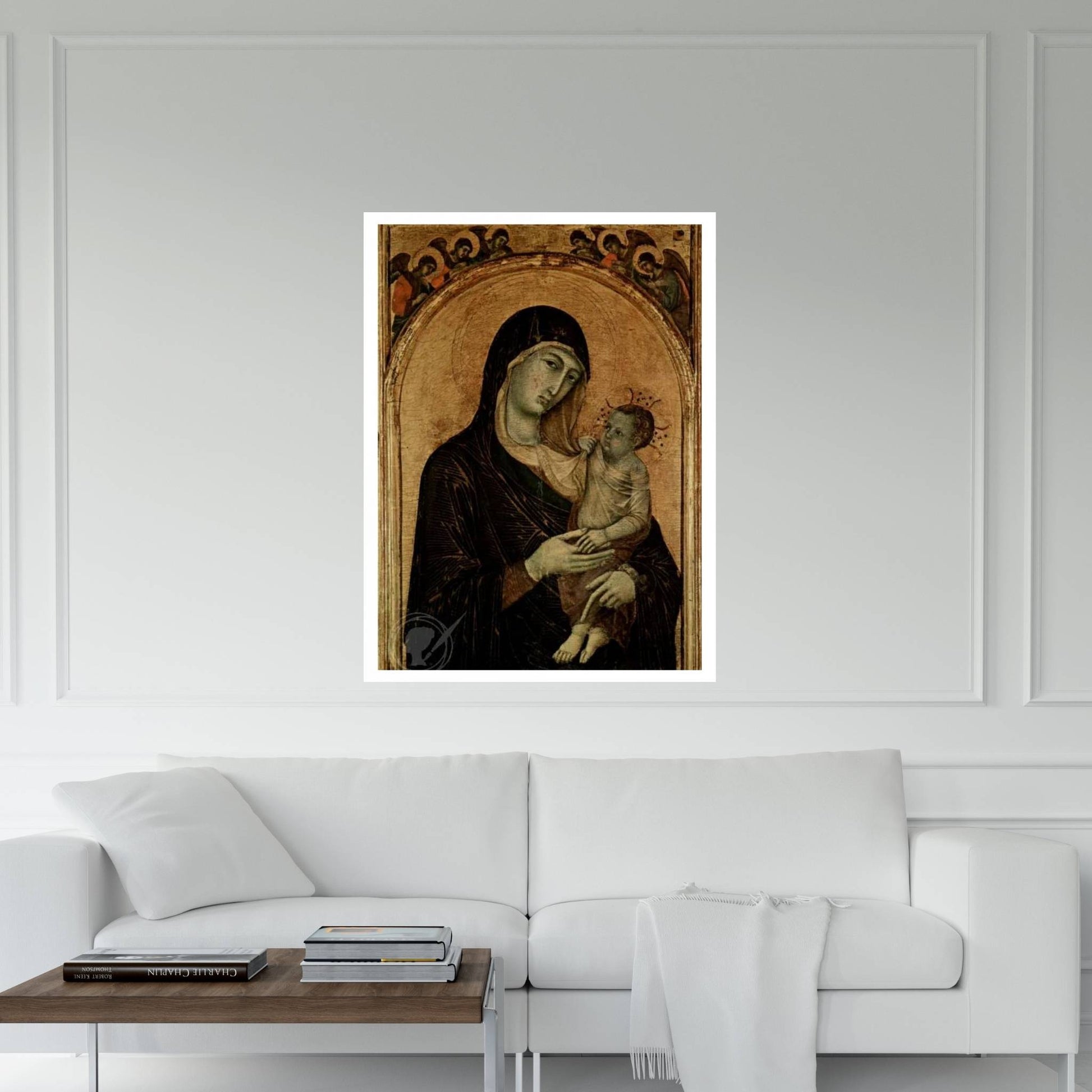 Madonna and Child Canvas Wall Art - Y Canvas