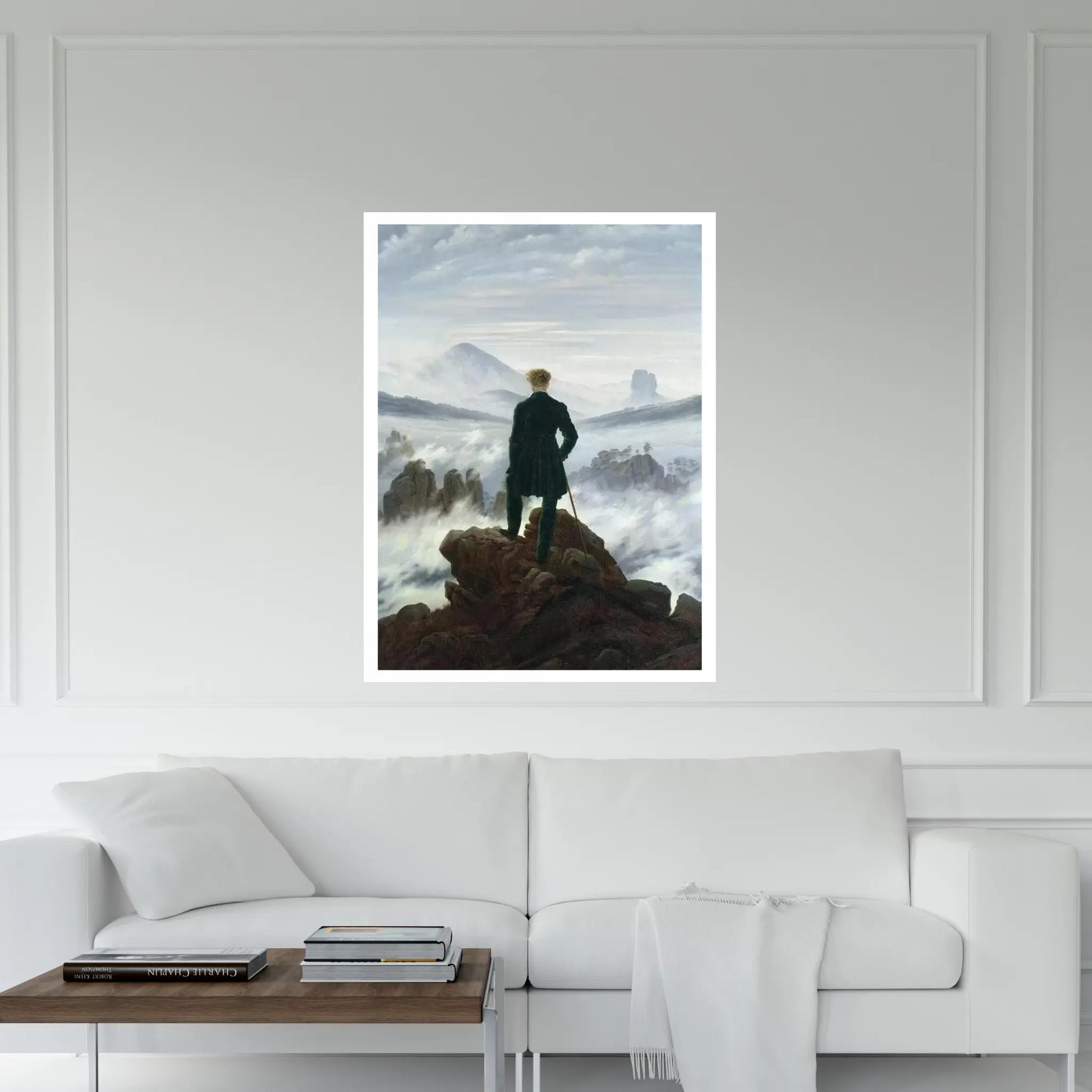 The Wanderer above the Sea of Fog, 1818 Canvas Wall Art - Y Canvas