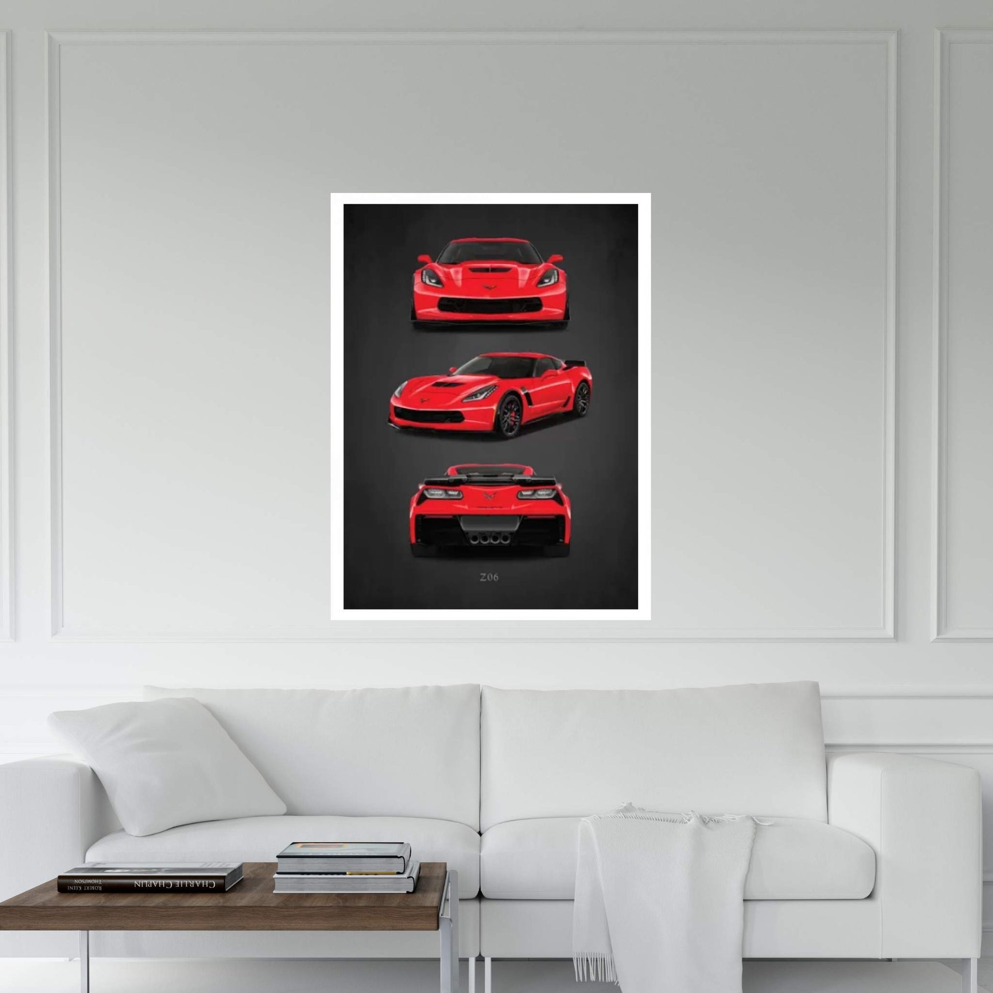 Chevrolet Corvette Z06 Canvas Wall Art - Y Canvas