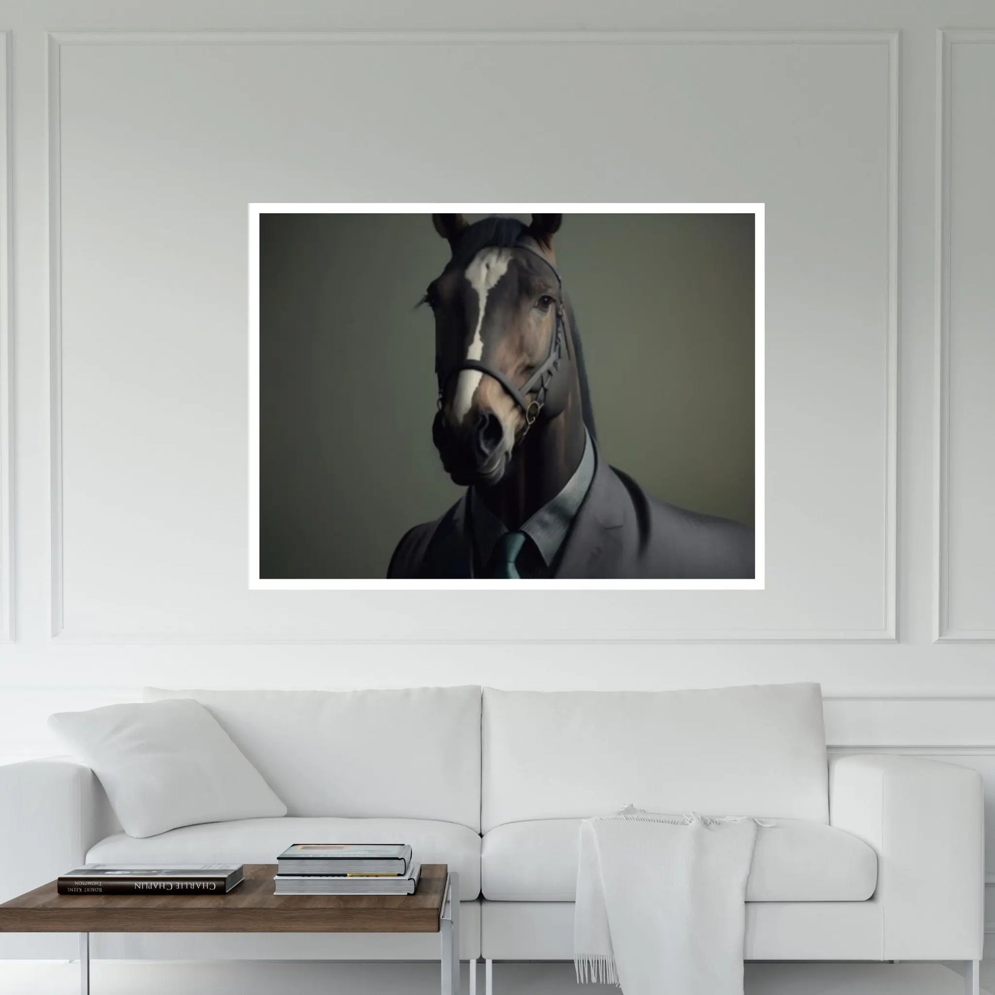 Large Black Horse Print Poster Canvas Art Animal Art Horse Wall Art Horse Wall Decor Animal Painting Horse Canvas Wall Art Horse Print - Y Canvas