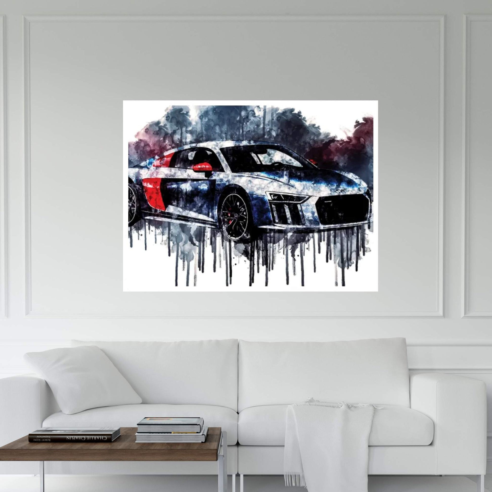 2018 Audi R8 Coupe Sport Edition Canvas Wall Art - Y Canvas