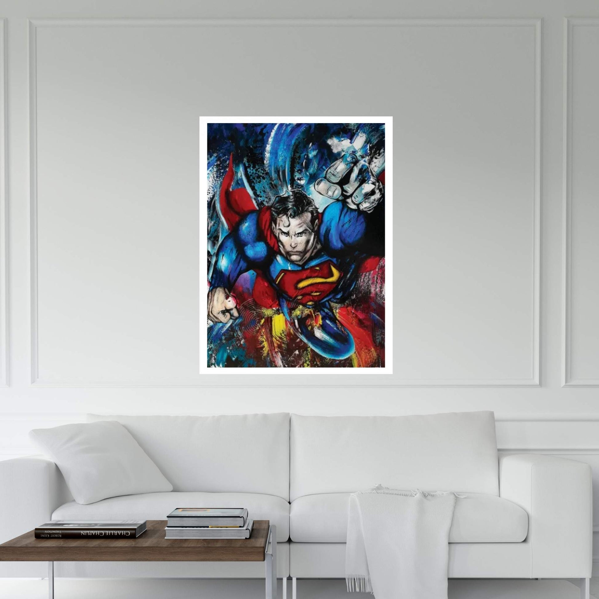 Invincible Superman Canvas Wall Art - Y Canvas