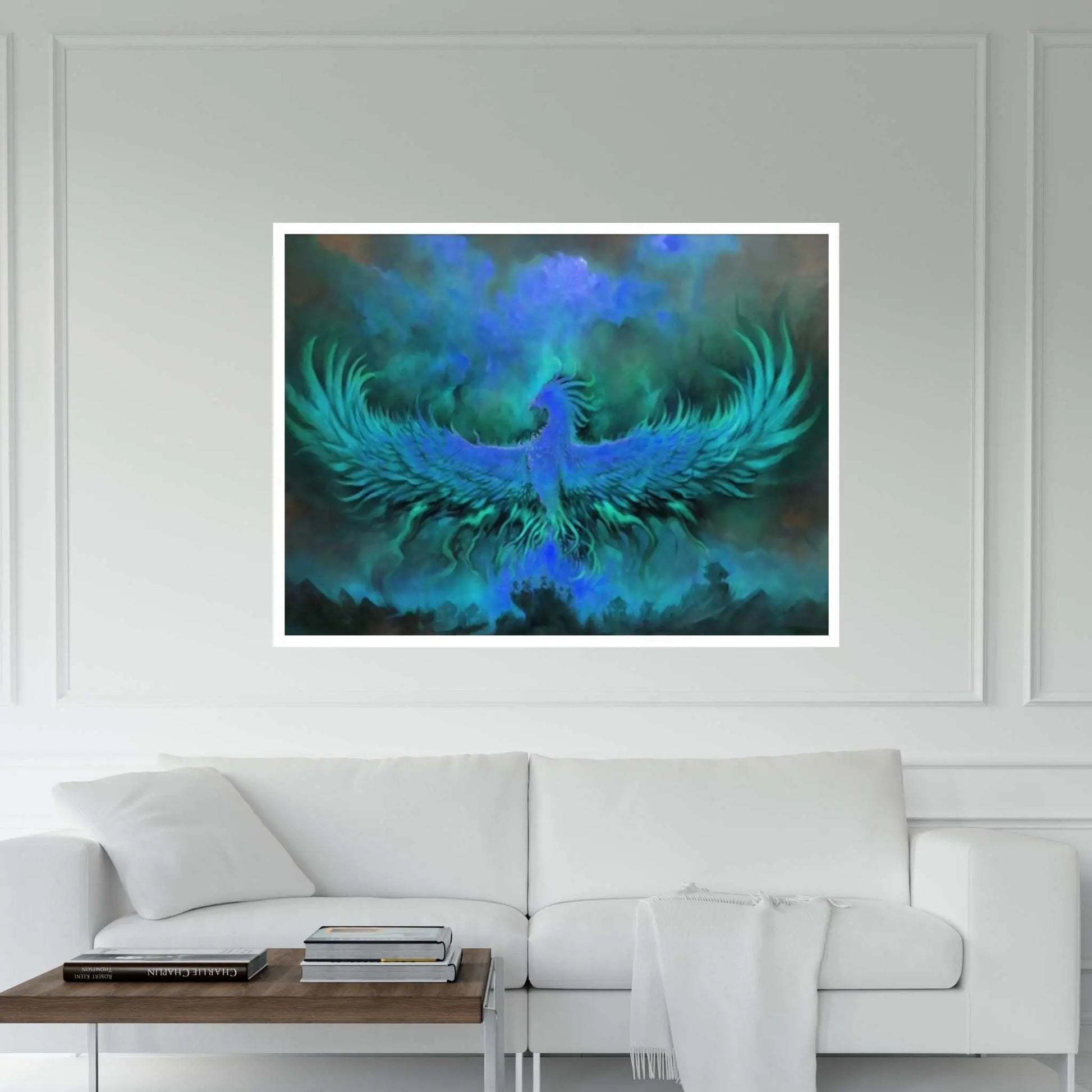 Phoenix Rebirth Canvas, Canvas Wall Art Print Poster - Y Canvas