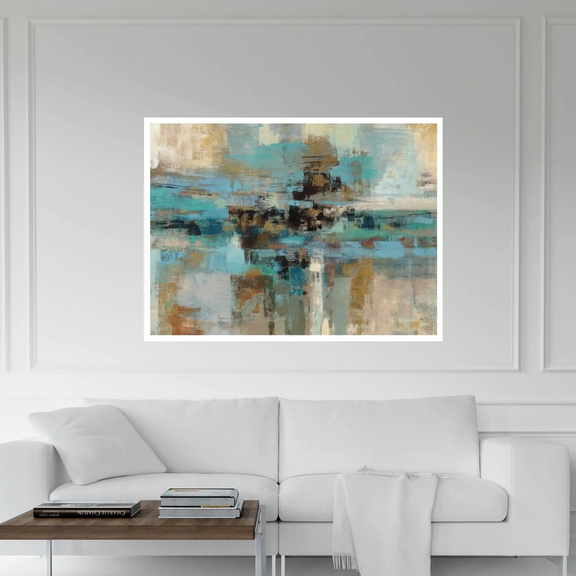 Morning Fjord Canvas Wall Art - Y Canvas