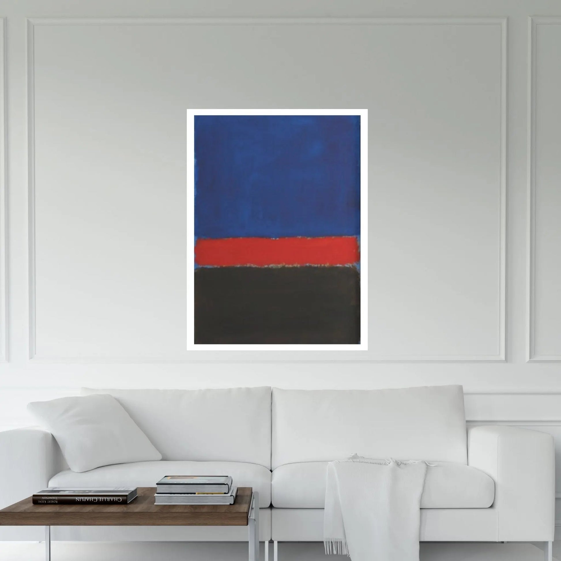 Mark Rothko Frame Canvas/Poster Art Reproduction, Rothko Reproduction - Y Canvas