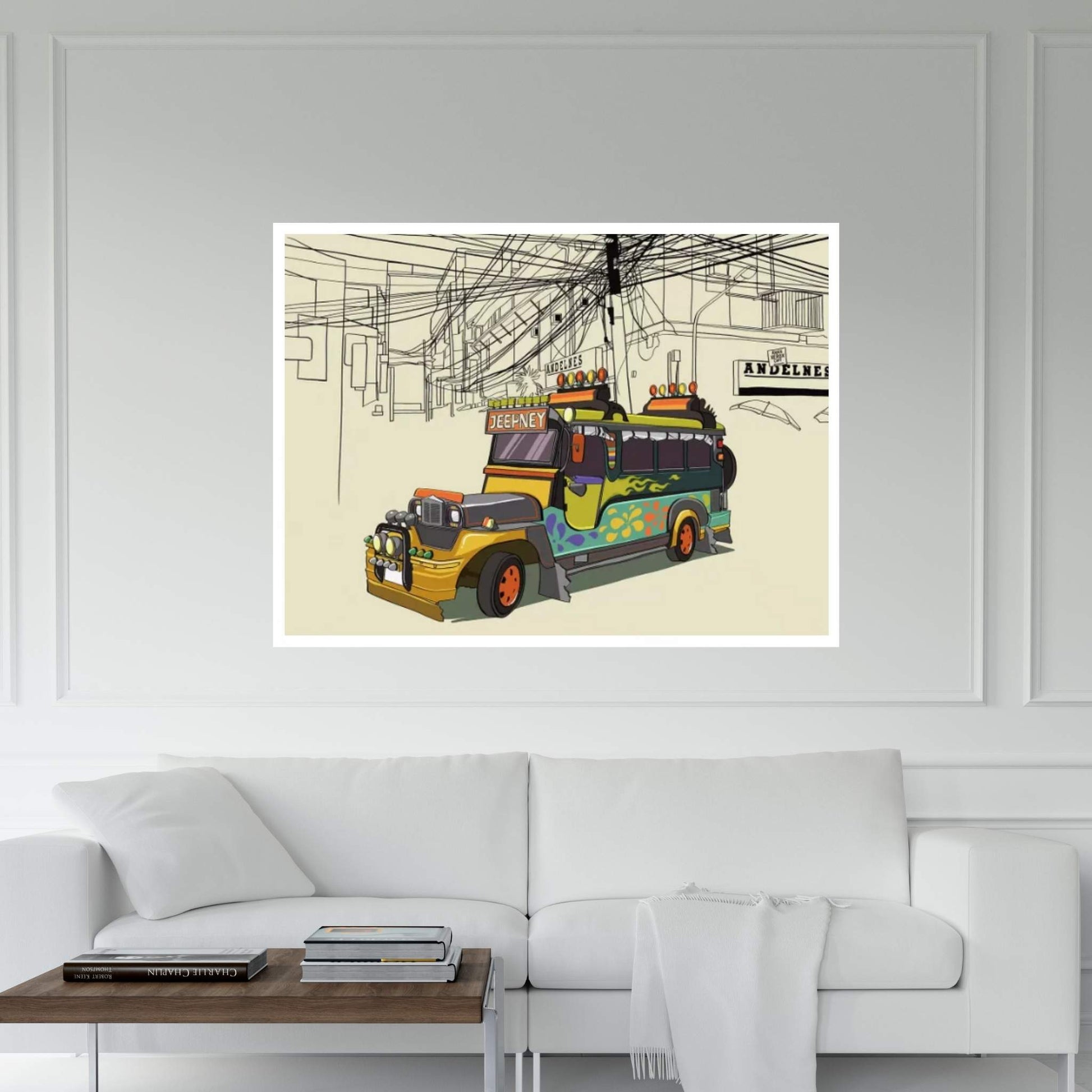 Philippines - Jeepney Canvas Wall Art - Y Canvas