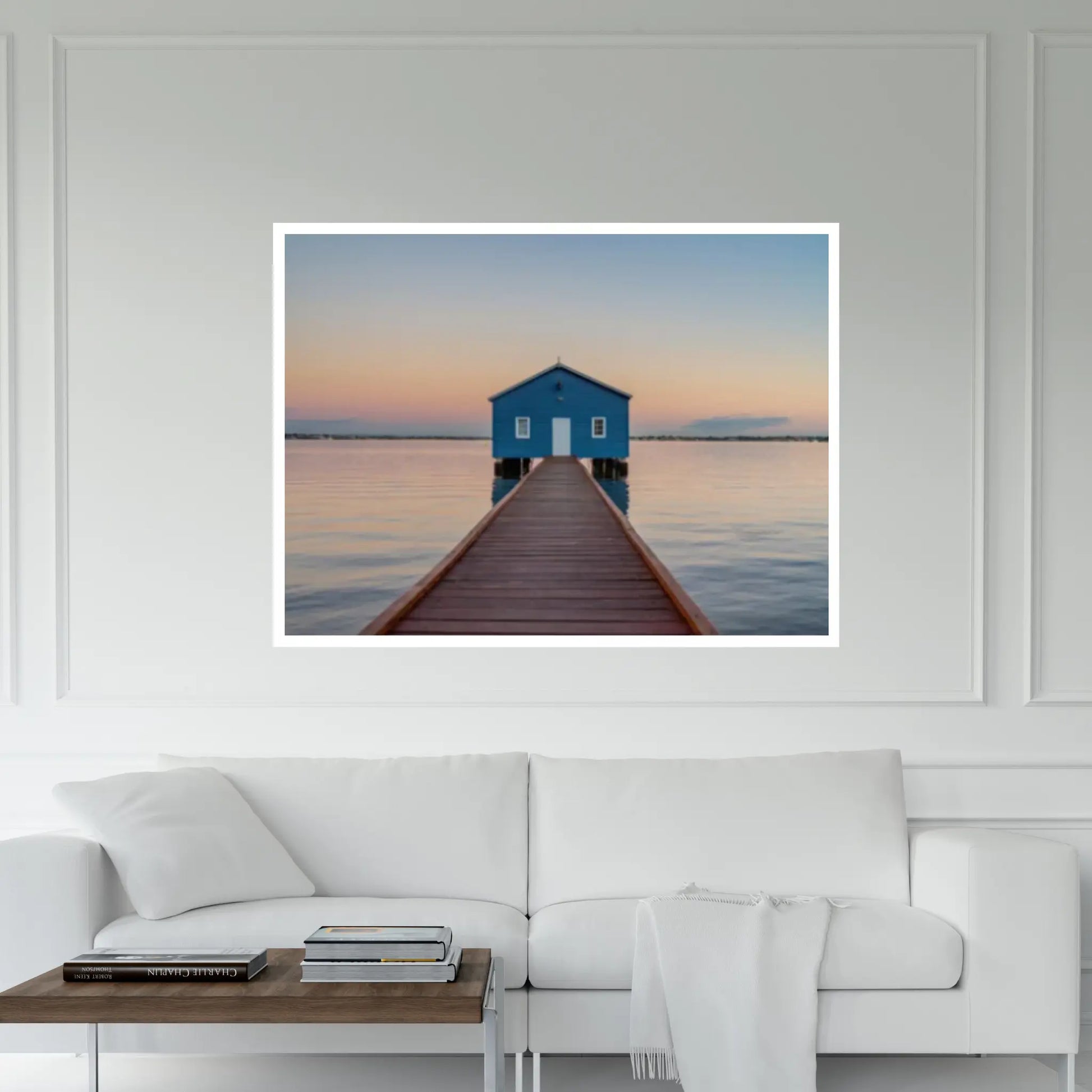 Pier Sunset Wall Art Canvas , Fishing Shack Home Decor - Y Canvas