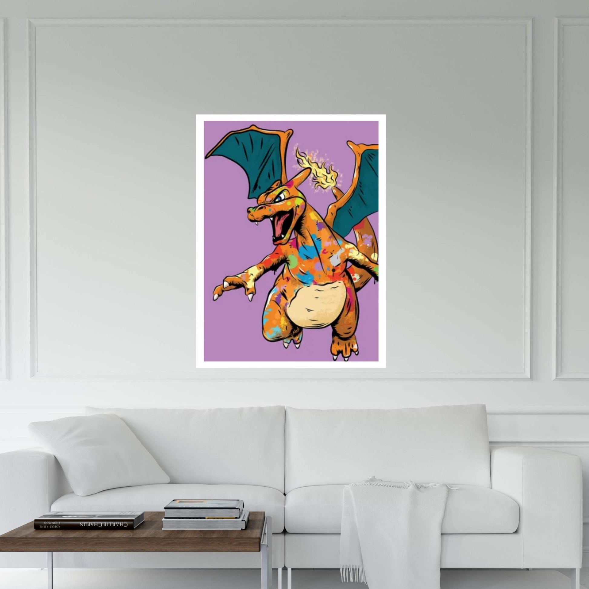 Pokémon - Charizard Canvas Wall Art - Y Canvas