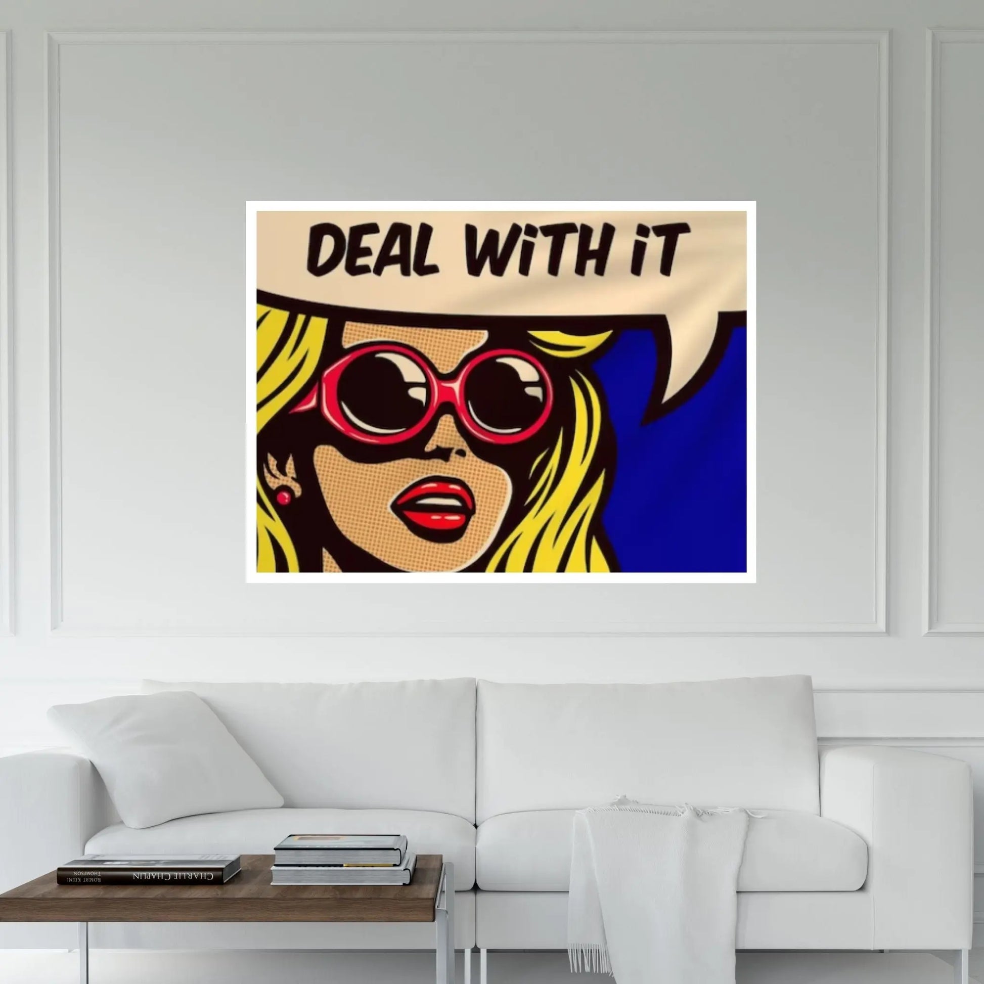 Pop Art Woman Wall Art, Comic Pop Art, Retro Comic - Y Canvas