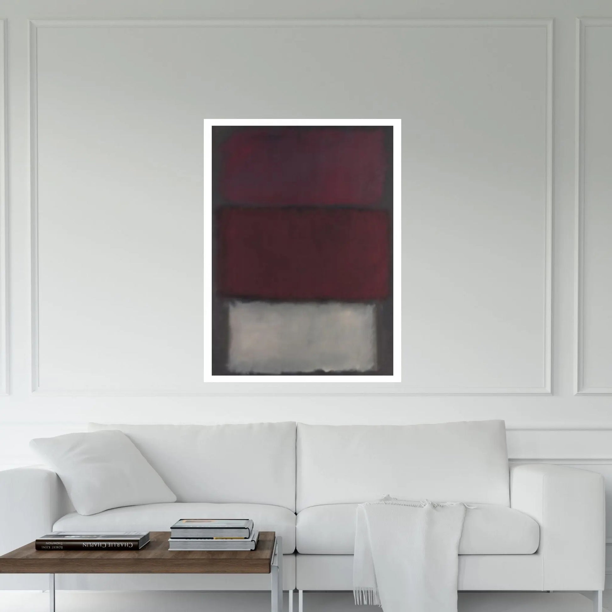 Mark Rothko Frame Canvas/Poster Art Reproduction, Rothko Reproduction - Y Canvas