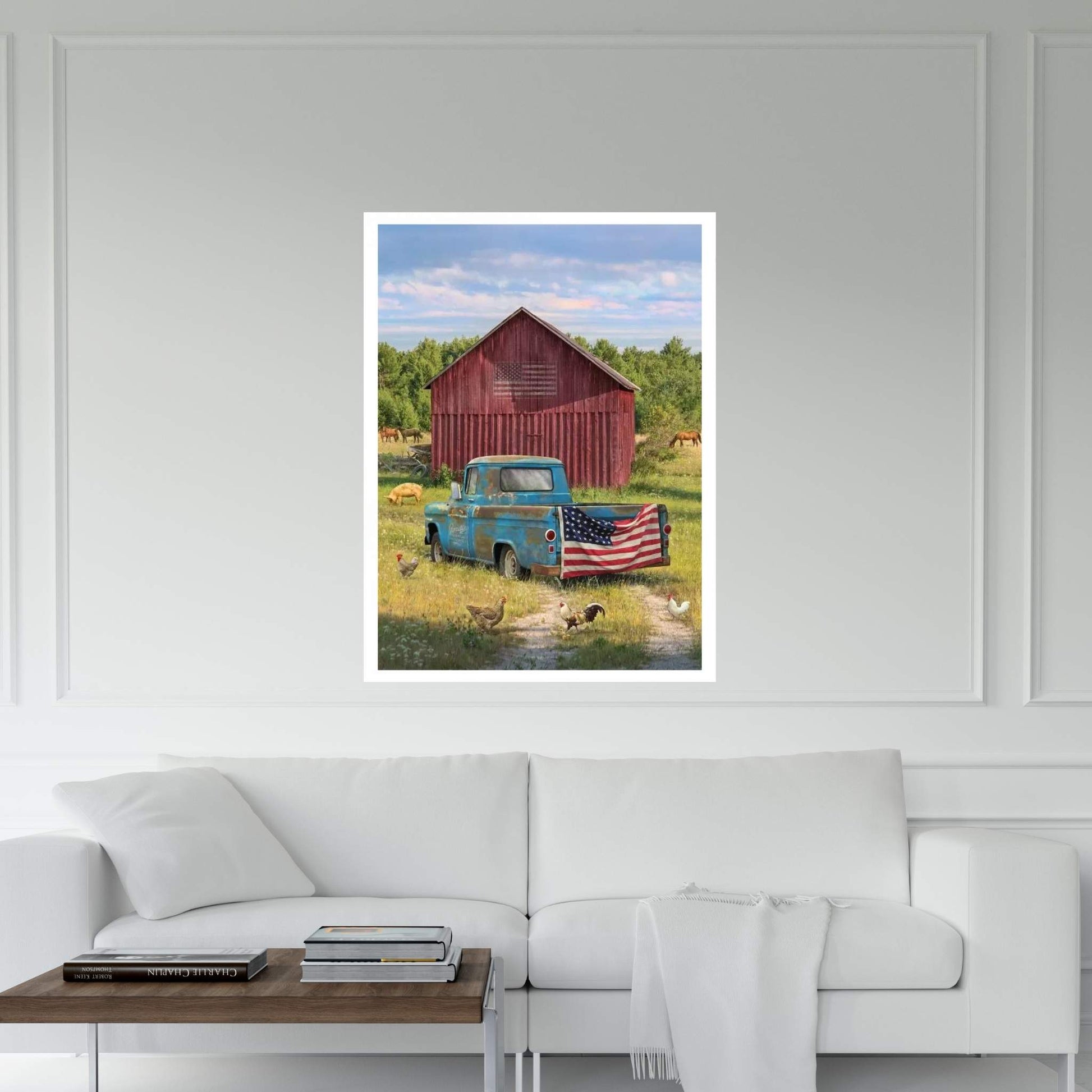 Summer Farm Canvas Wall Art - Y Canvas