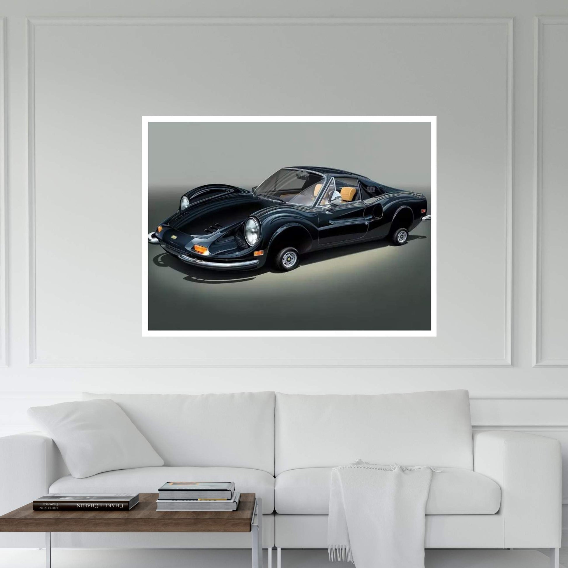 Ferrari Dino Canvas Wall Art - Y Canvas