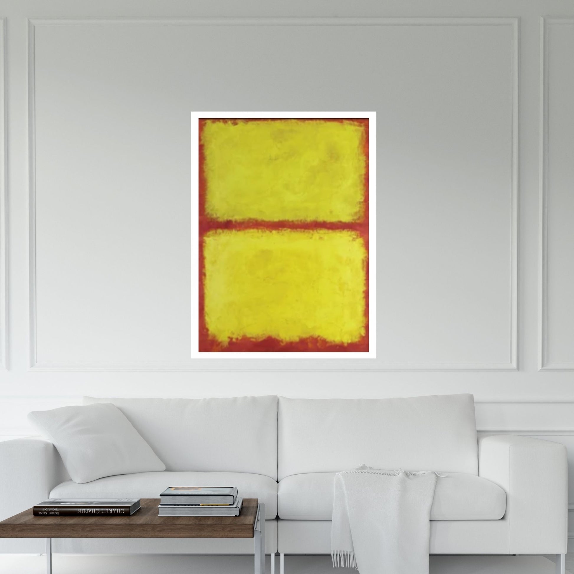 Mark Rothko Frame Canvas/Poster Art Reproduction, Rothko Reproduction, Modern Art Expressionism Painting - Y Canvas