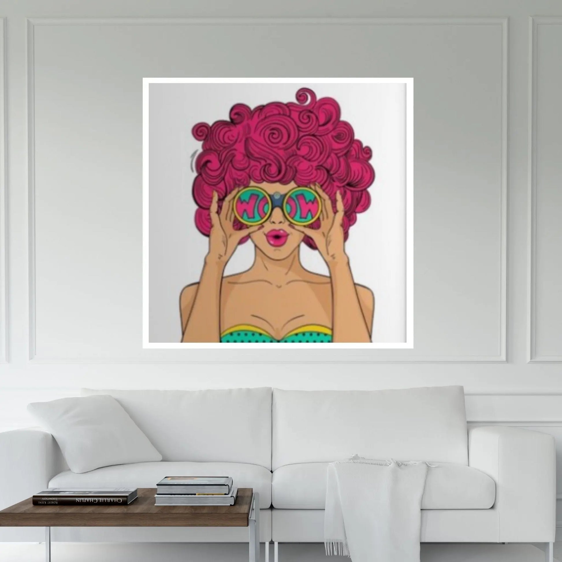 Pop Art Woman Wall Art, Comic Pop Art, Retro Comic - Y Canvas