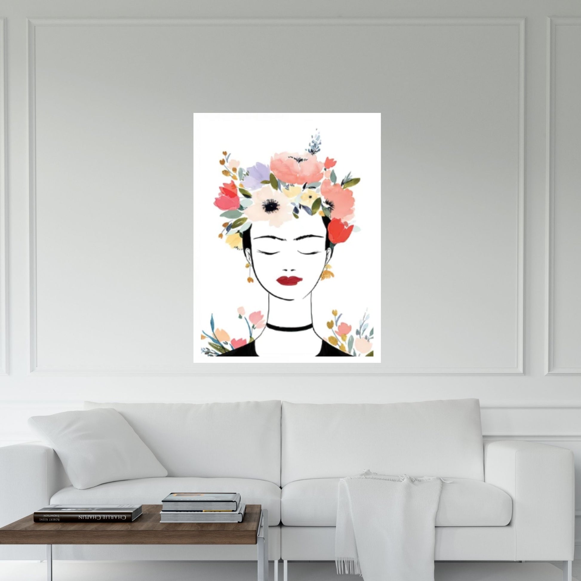 Frida Kahlo Poster, Frida Kahlo Canvas Art, Frida Kahlo Canvas Table, Frida Kahlo Print - Y Canvas