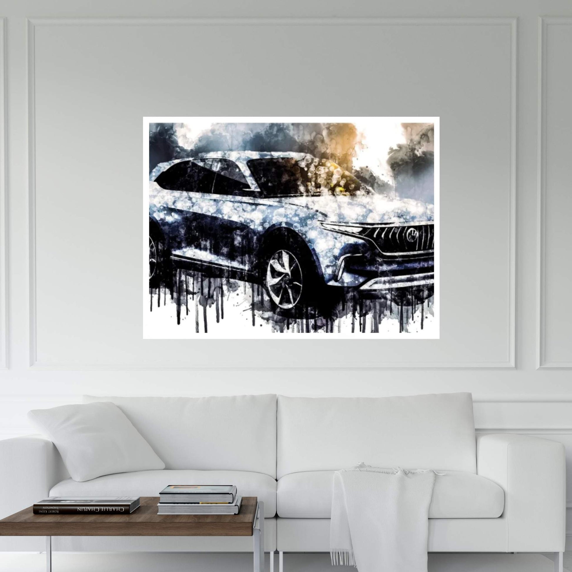 2017 Pininfarina Hybrid Kinetic K550 Canvas Wall Art - Y Canvas