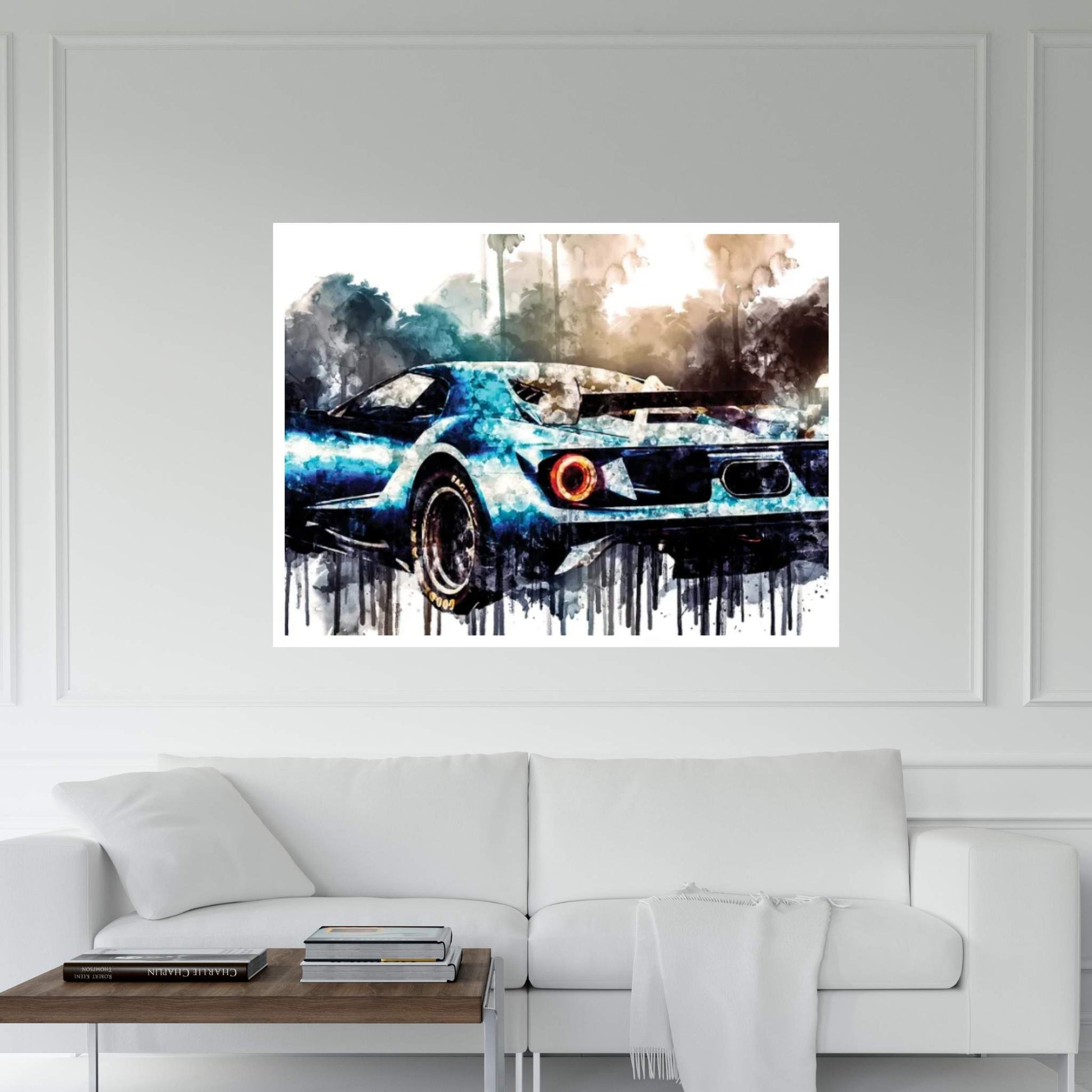 2017 Ford GT Concept Canvas Wall Art - Y Canvas