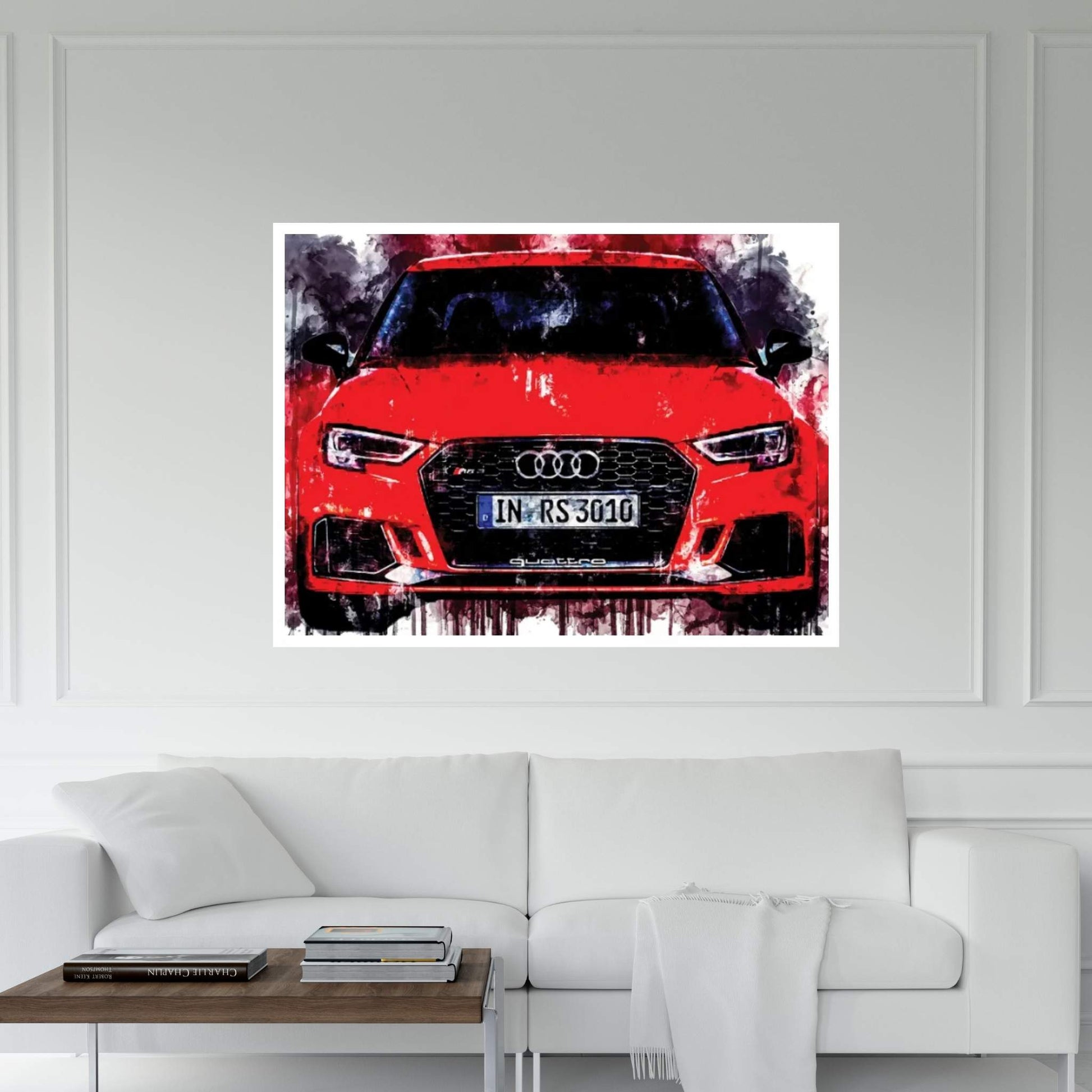 2017 Audi RS3 Canvas Wall Art - Y Canvas