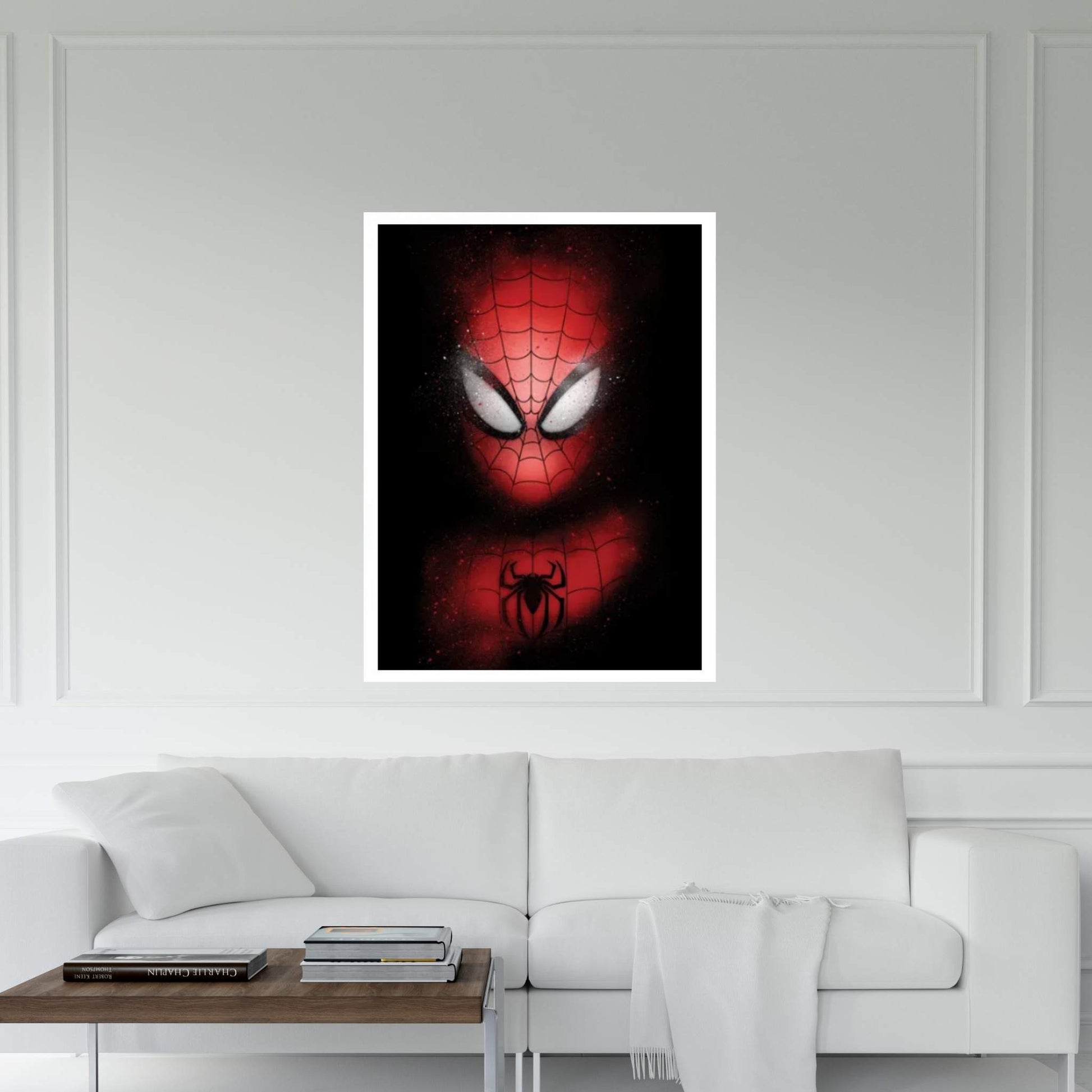 Spider Graffiti Canvas Wall Art - Y Canvas