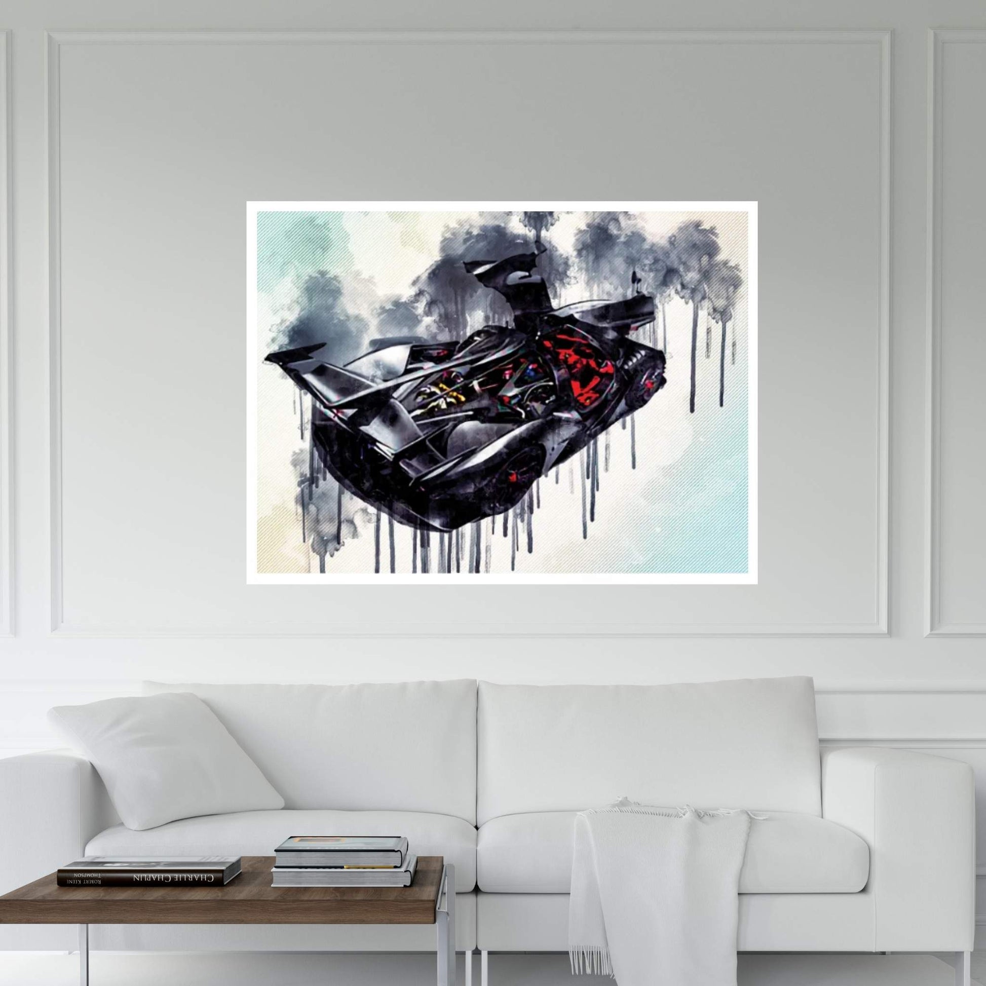 Apollo IE 2019 Red Interior Hypercar Supercar Racing Car Apollo Canvas Wall Art - Y Canvas